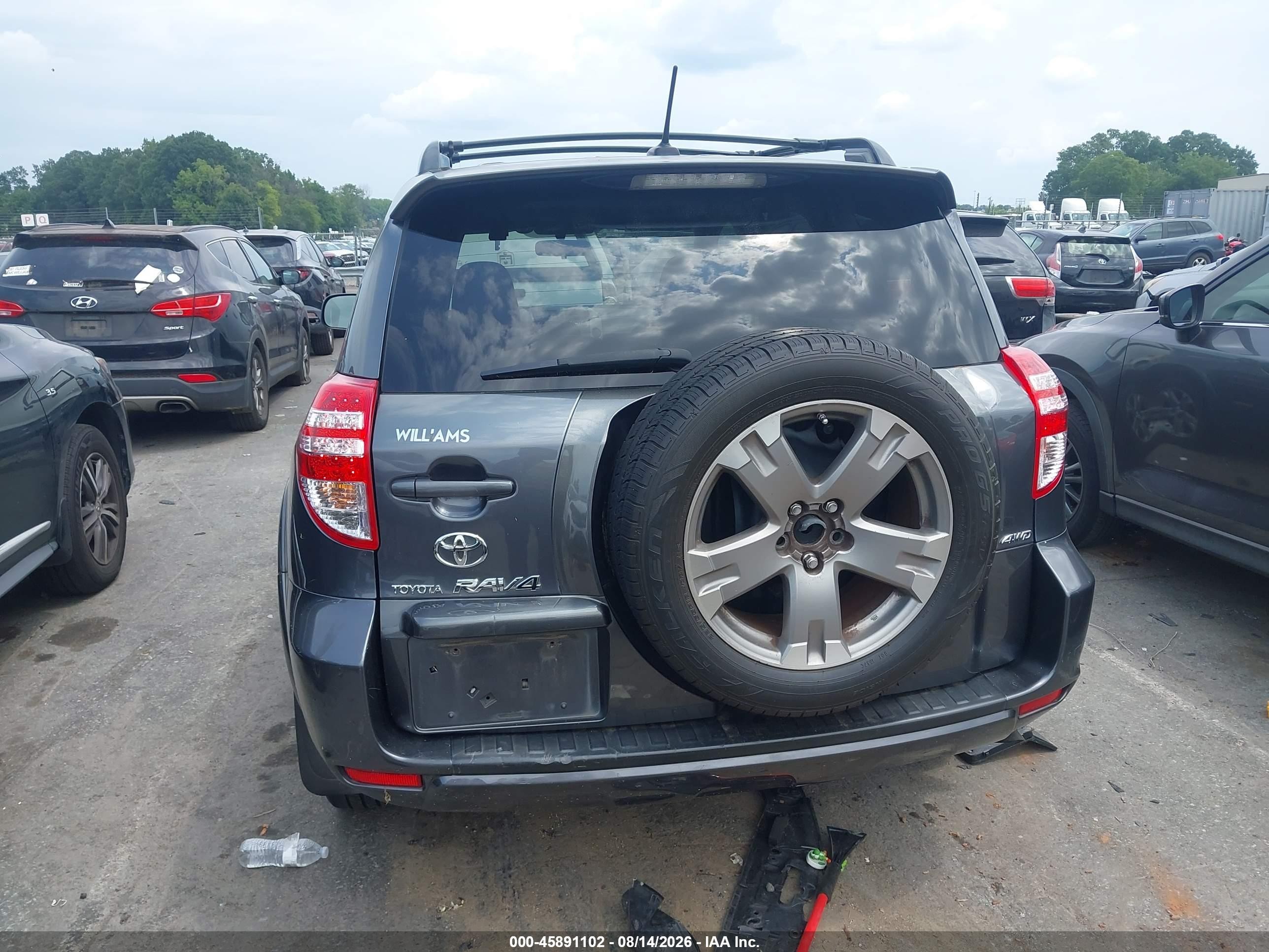 2010 Toyota Rav4 Sport Gray vin: JTMRF4DV8A5018656