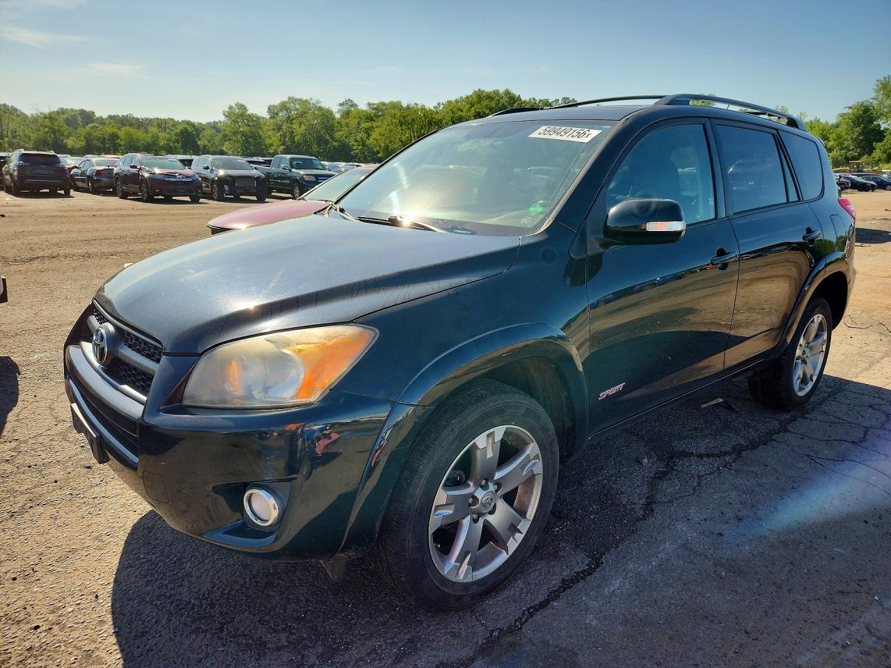 2010 Toyota Rav4 Sport Black vin: JTMRF4DV8A5028636