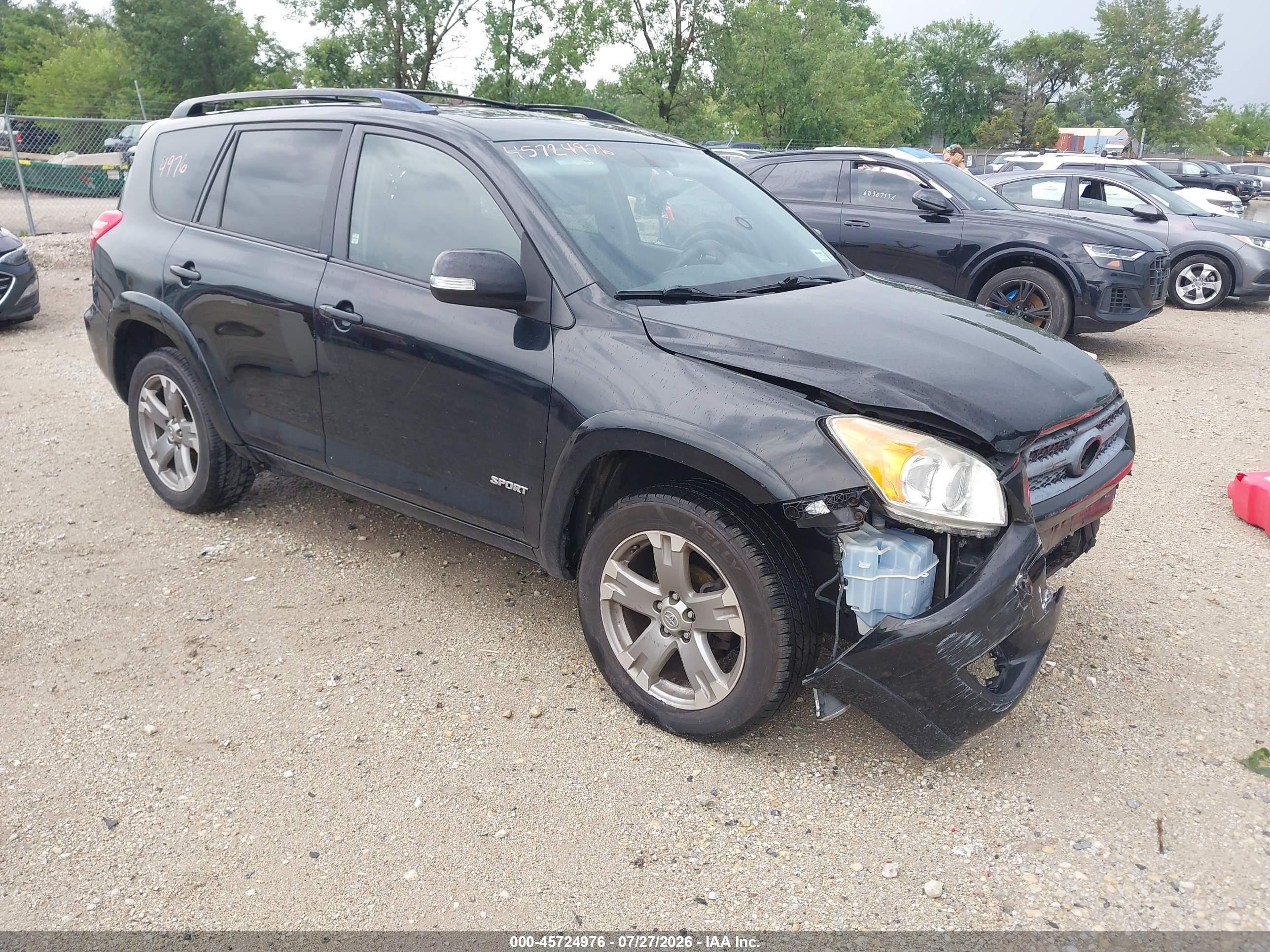 2010 Toyota Rav4 Sport Черный vin: JTMRF4DV8A5032783