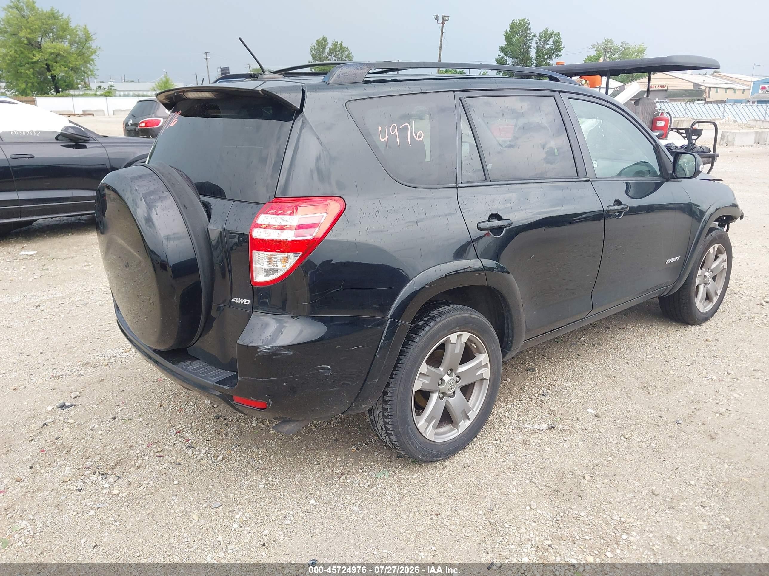 2010 Toyota Rav4 Sport Черный vin: JTMRF4DV8A5032783