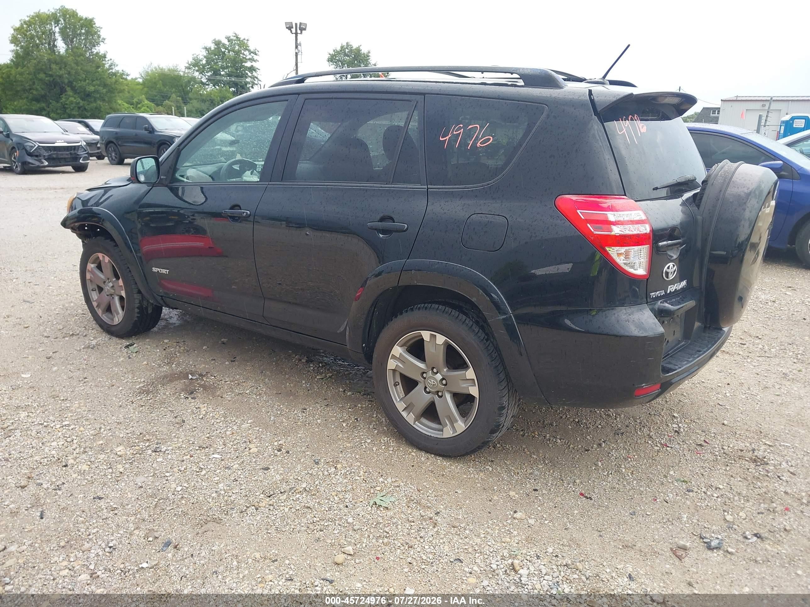 2010 Toyota Rav4 Sport Черный vin: JTMRF4DV8A5032783