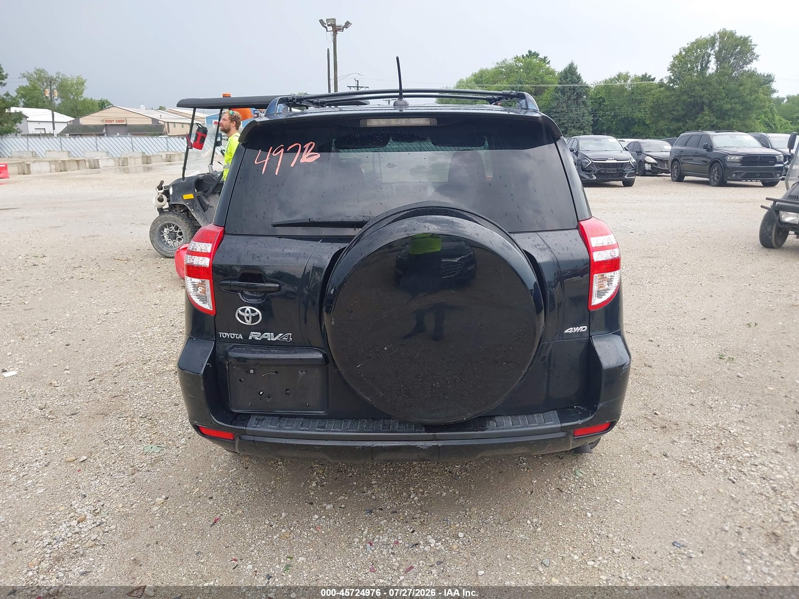 2010 Toyota Rav4 Sport Черный vin: JTMRF4DV8A5032783
