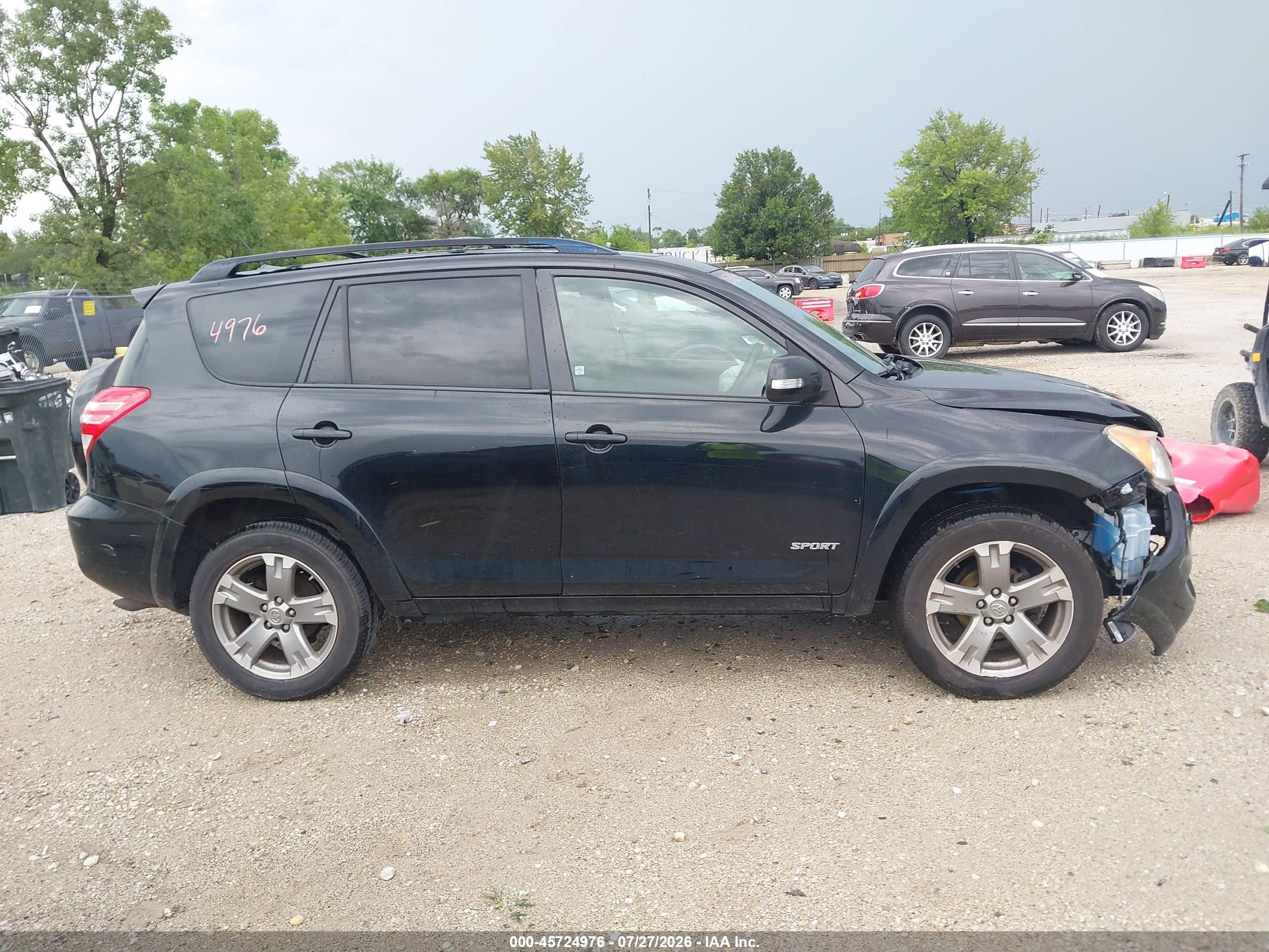 2010 Toyota Rav4 Sport Черный vin: JTMRF4DV8A5032783
