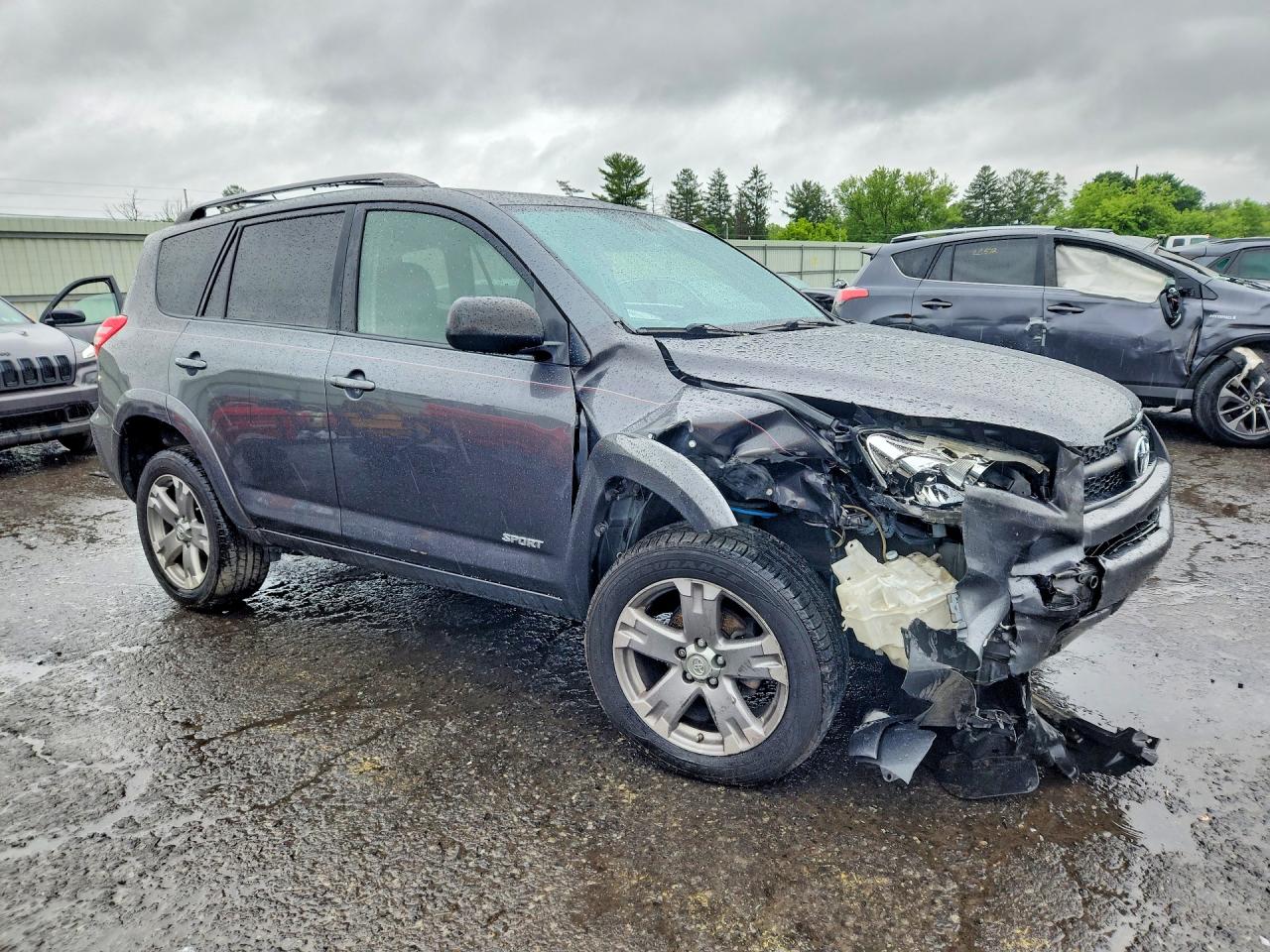 2010 Toyota Rav4 Sport Gray vin: JTMRF4DV8AD022387