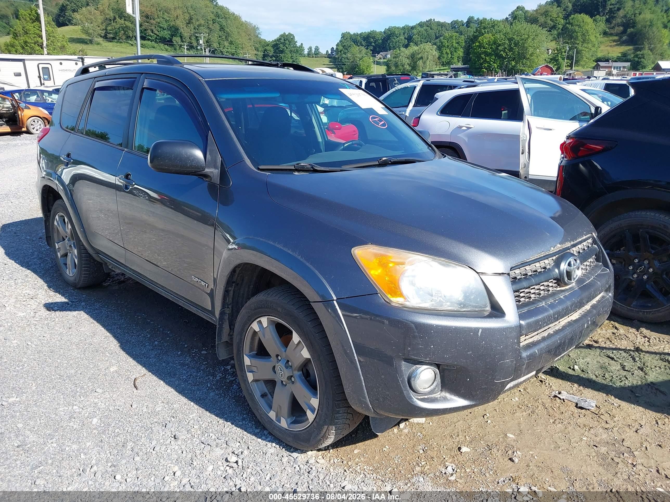 2010 Toyota Rav4 Sport Серый vin: JTMRF4DV8AD038928