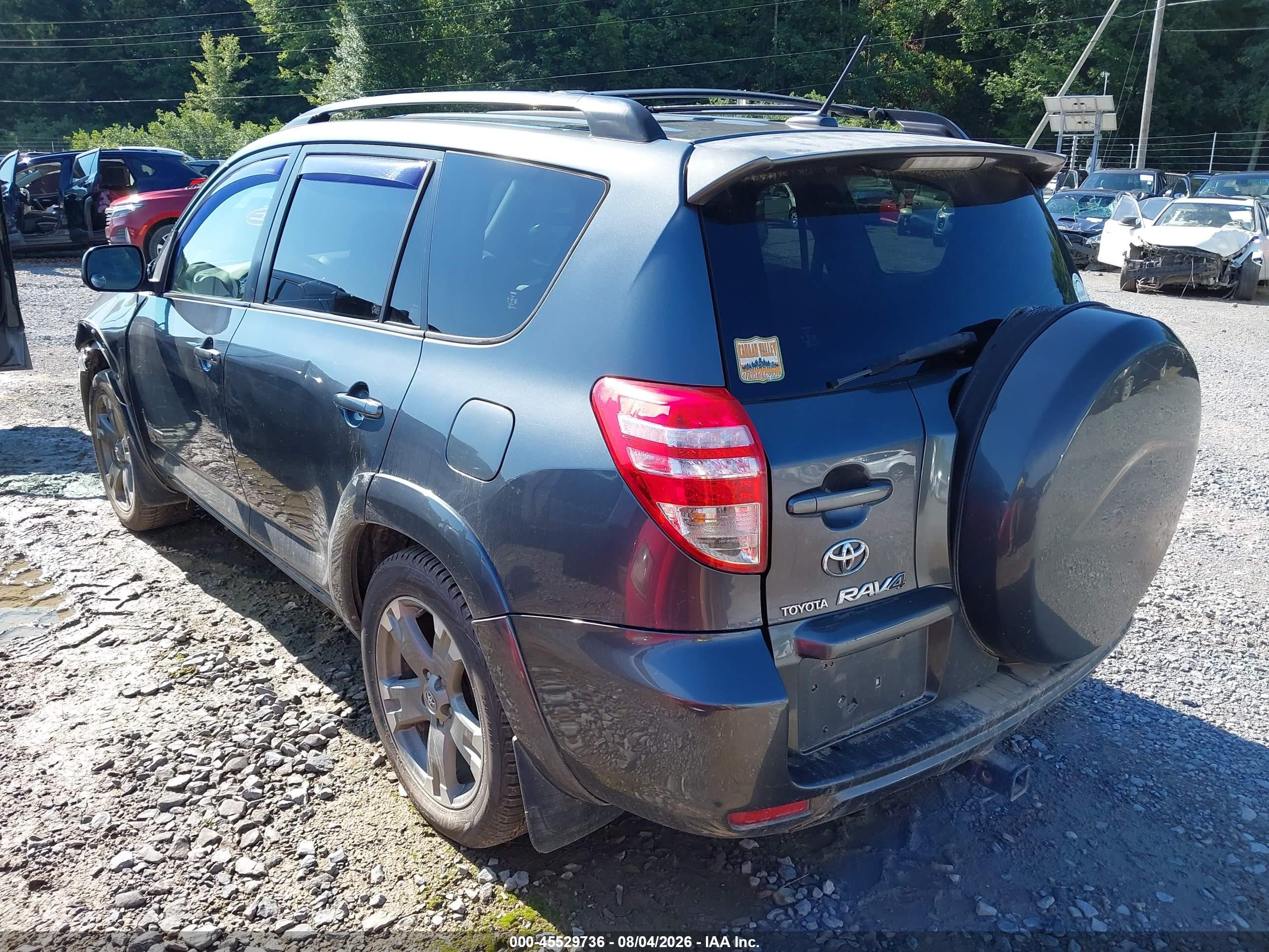 2010 Toyota Rav4 Sport Gray vin: JTMRF4DV8AD038928
