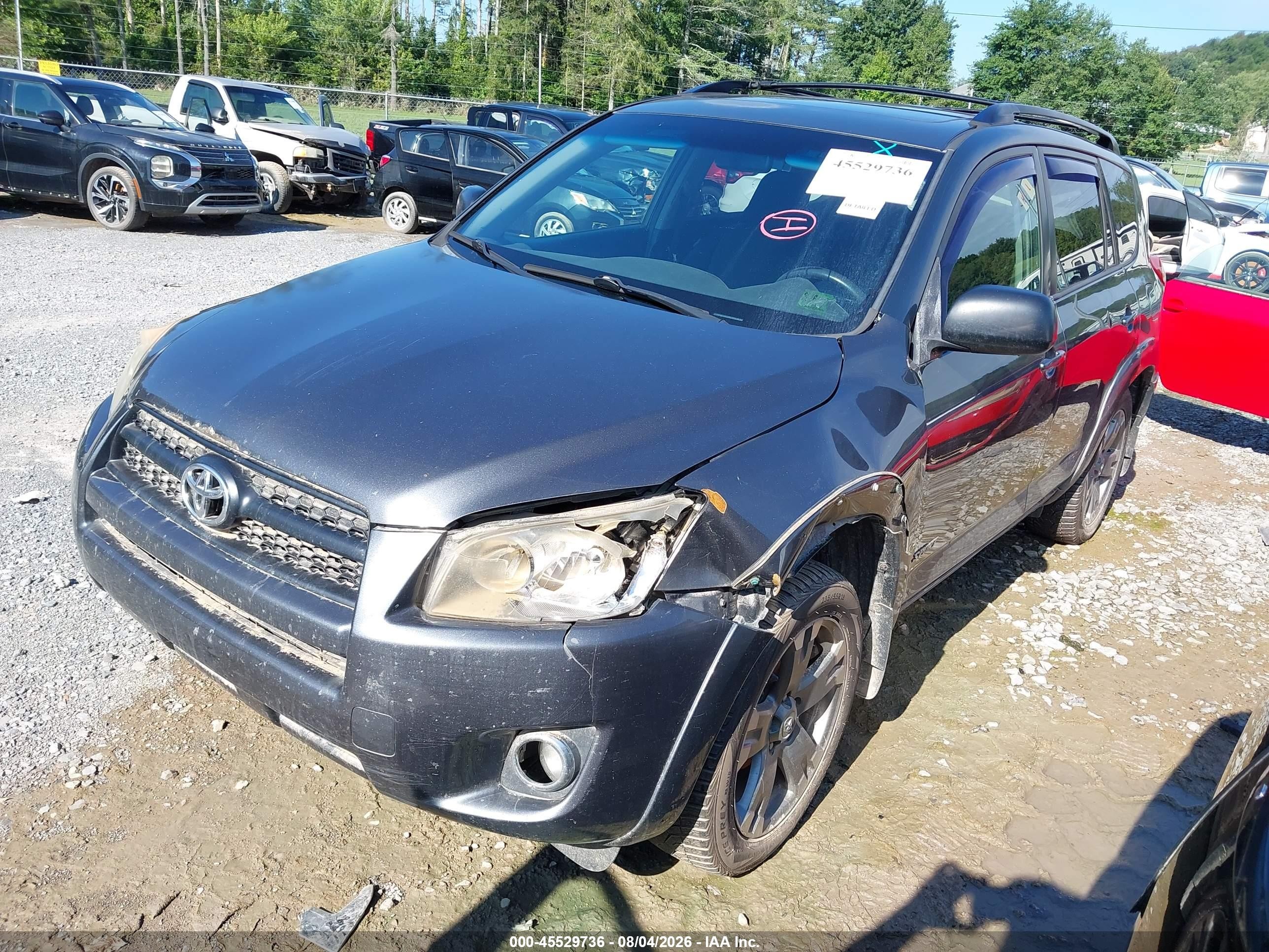 2010 Toyota Rav4 Sport Gray vin: JTMRF4DV8AD038928