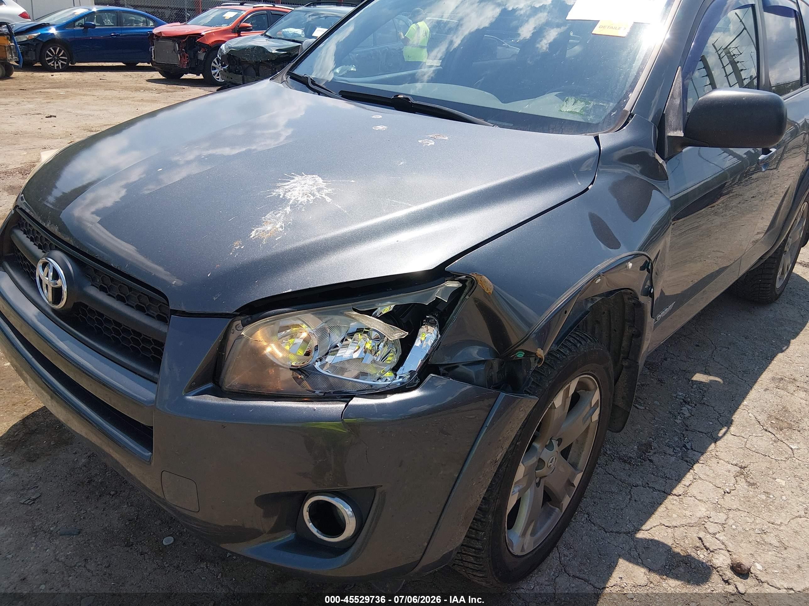 2010 Toyota Rav4 Sport Gray vin: JTMRF4DV8AD038928