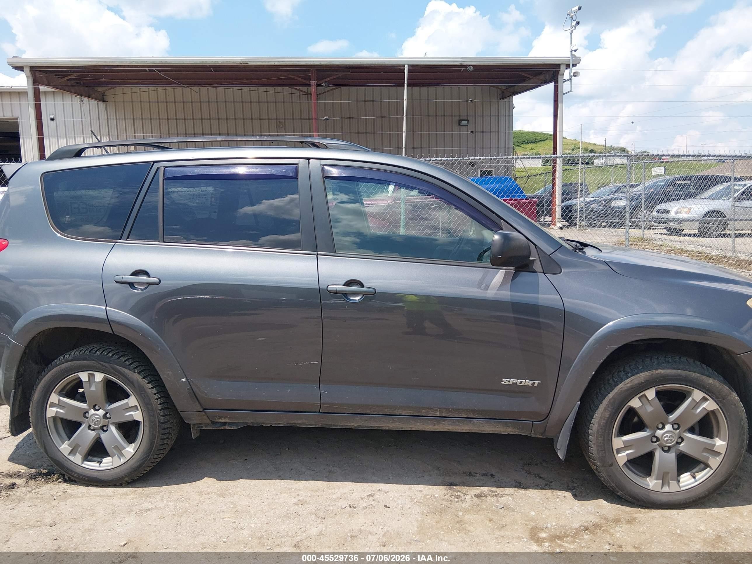 2010 Toyota Rav4 Sport Gray vin: JTMRF4DV8AD038928