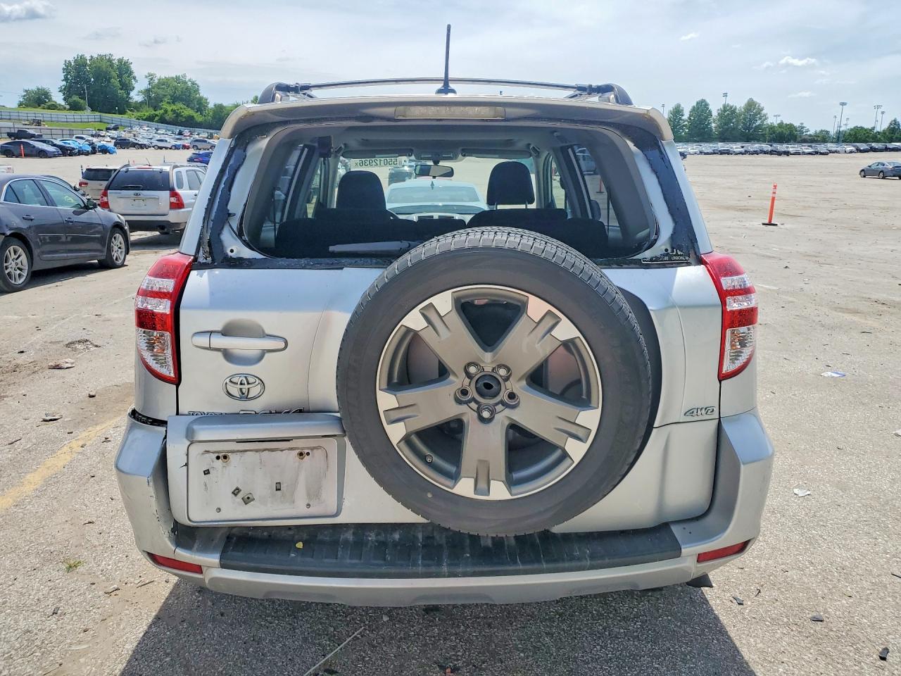 2010 Toyota Rav4 Sport Silver vin: JTMRF4DV8AD039254