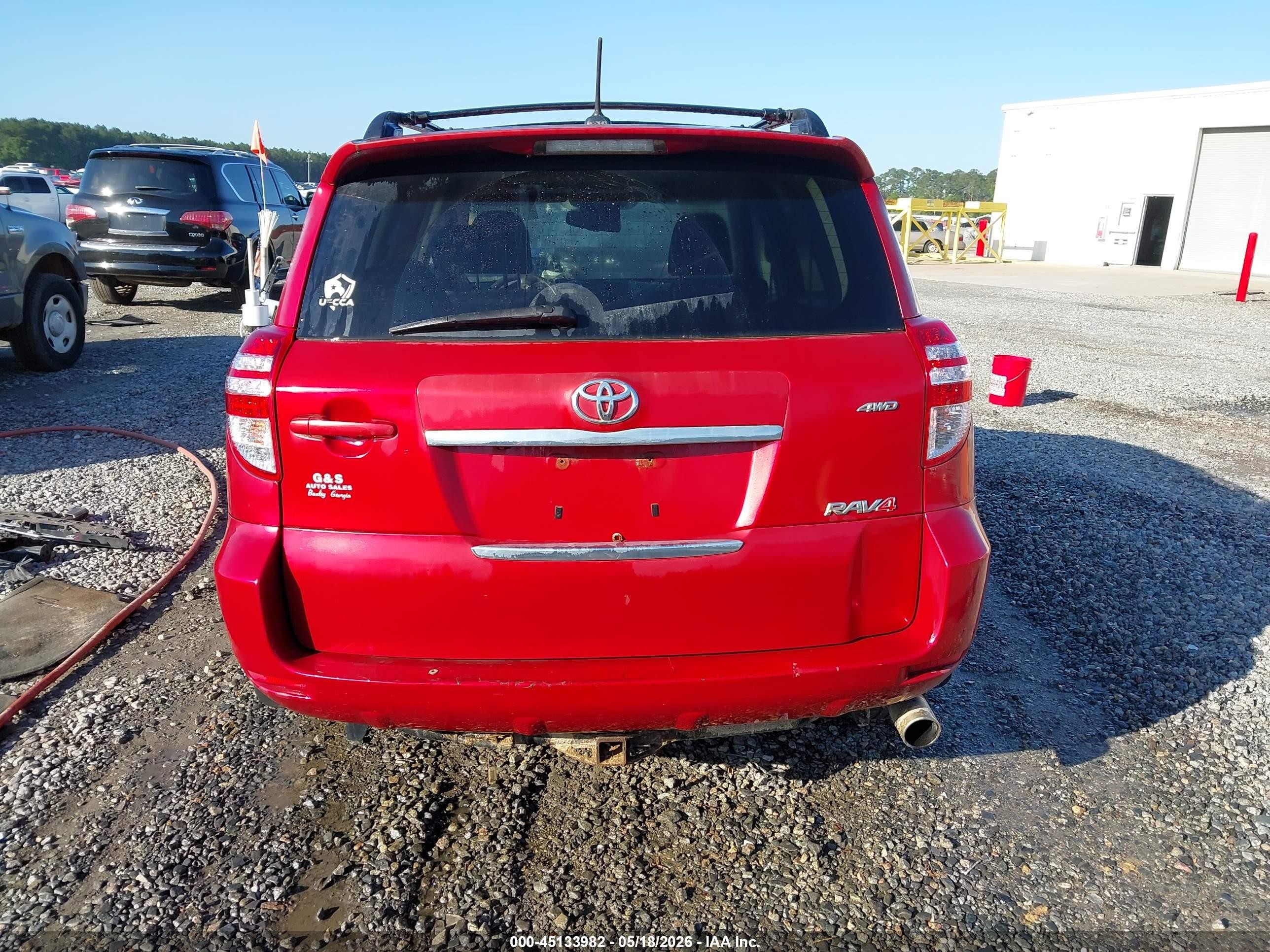 2011 Toyota Rav4 Sport Красный vin: JTMRF4DV8B5038701