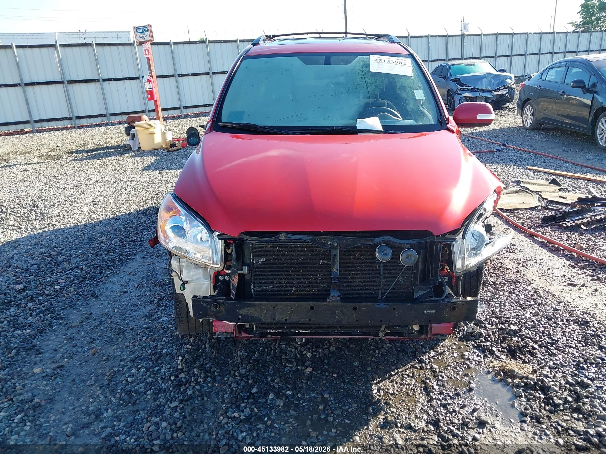 2011 Toyota Rav4 Sport Красный vin: JTMRF4DV8B5038701