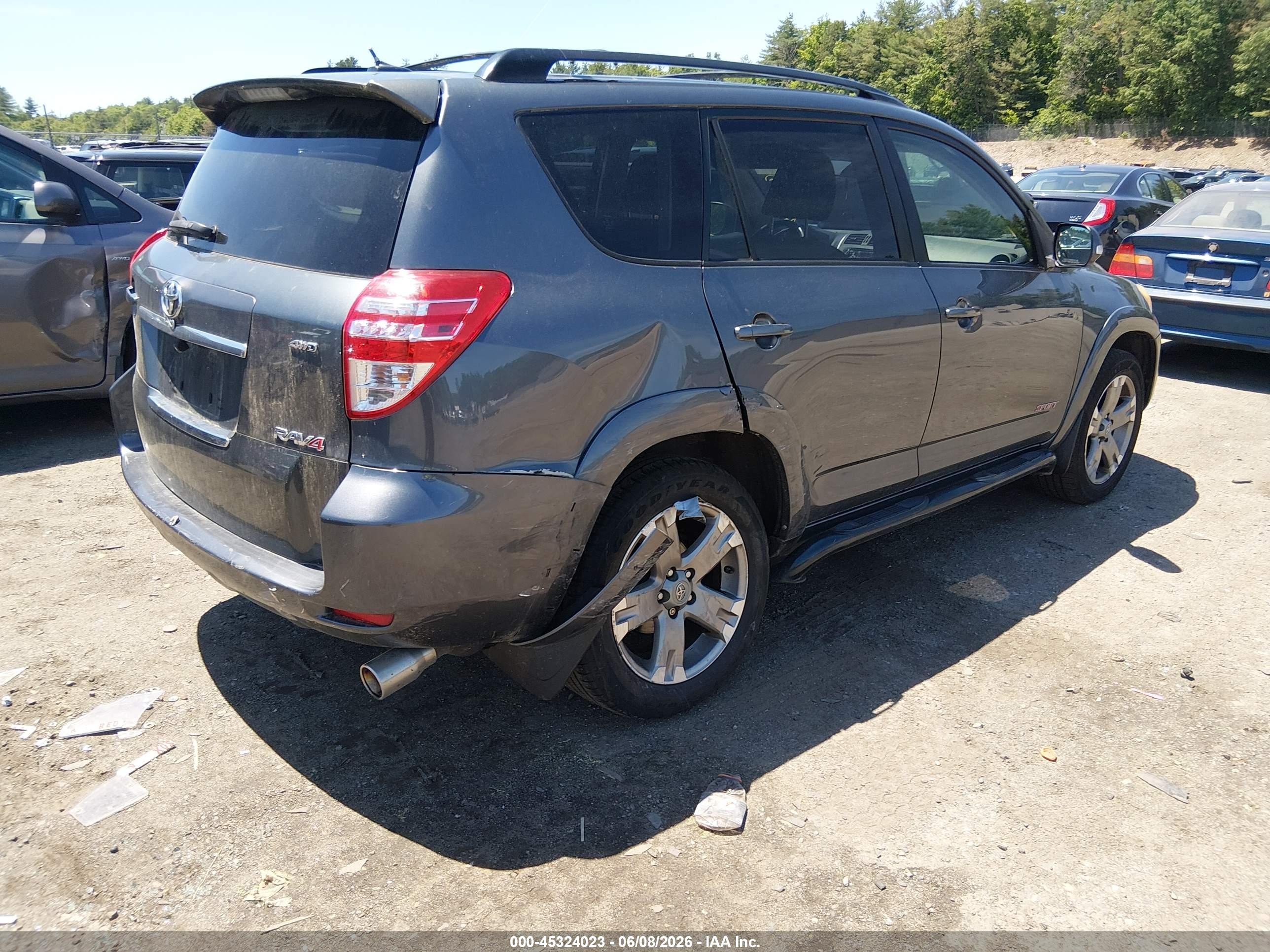 2011 Toyota Rav4 Sport Gray vin: JTMRF4DV8B5043655