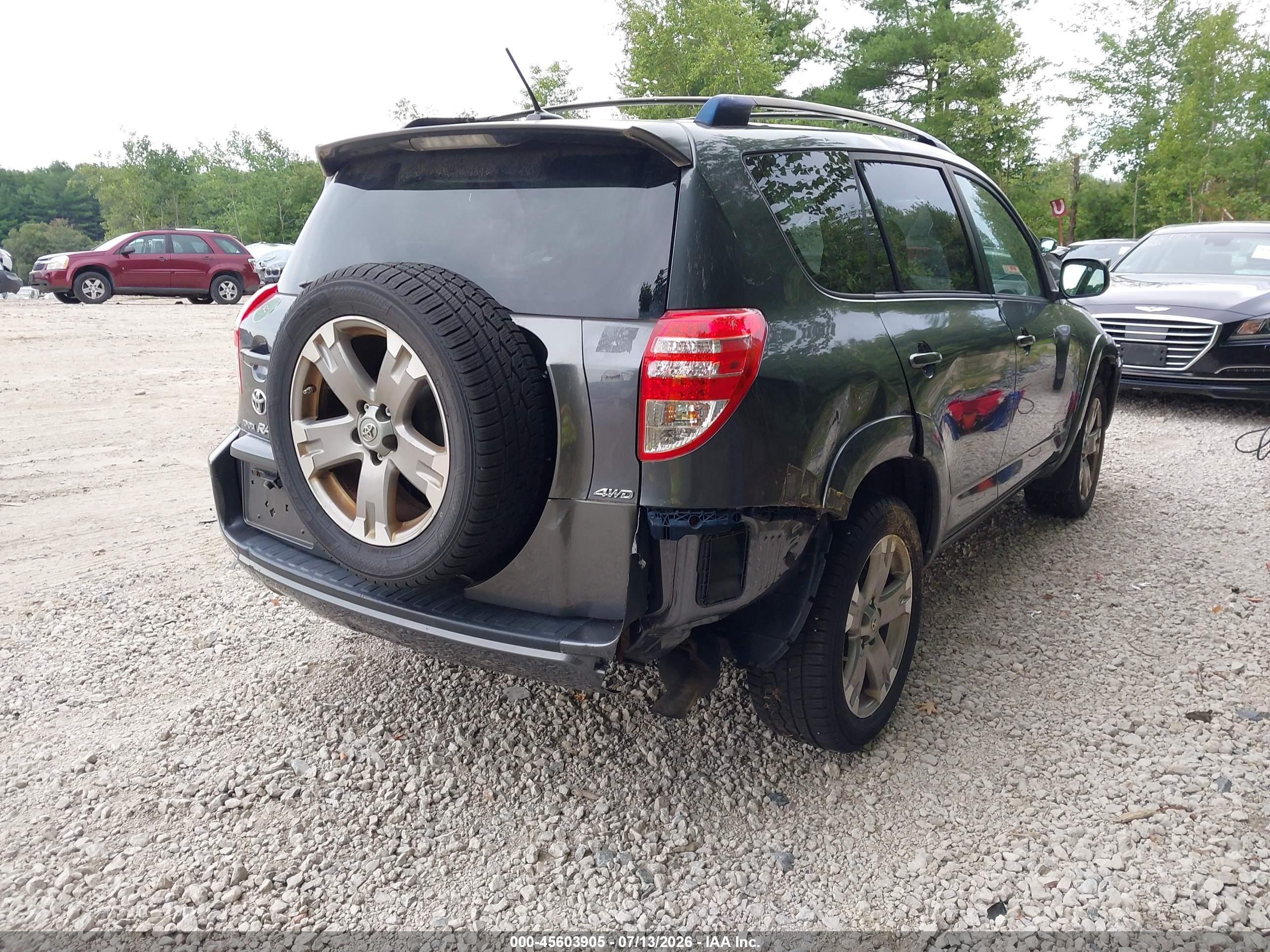 2010 Toyota Rav4 Sport Серый vin: JTMRF4DV9A5017693