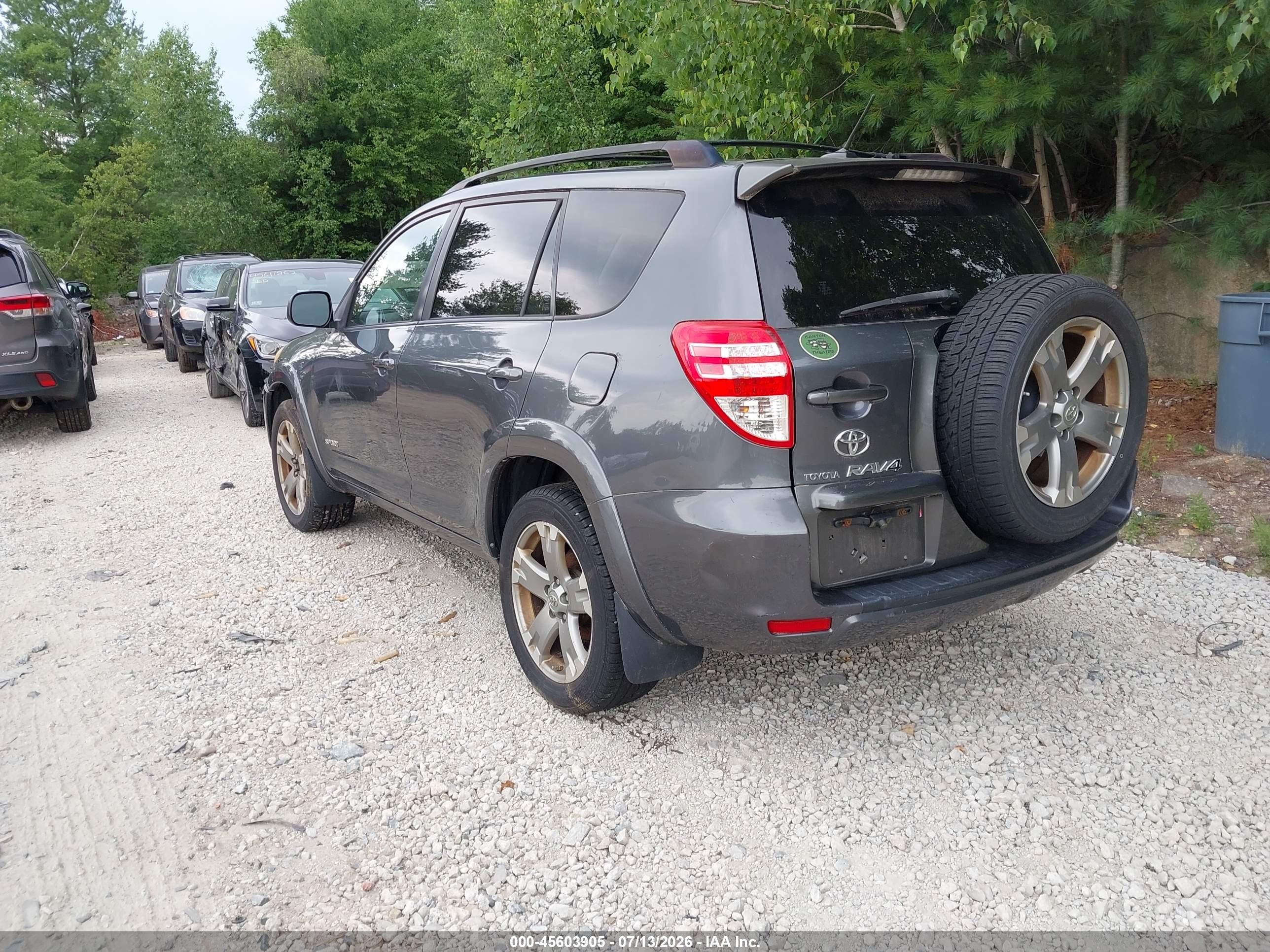 2010 Toyota Rav4 Sport Серый vin: JTMRF4DV9A5017693