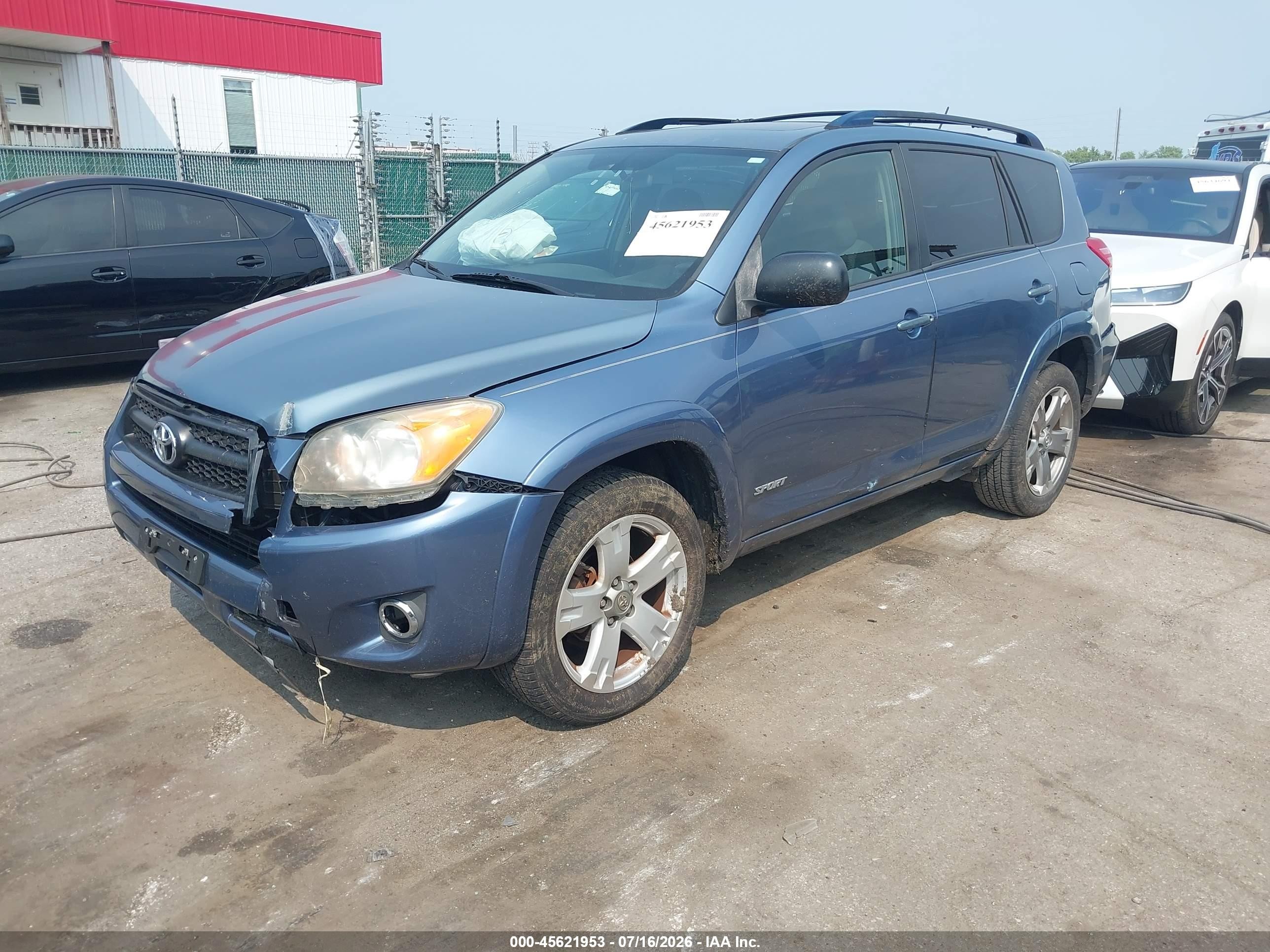 2010 Toyota Rav4 Sport Blue vin: JTMRF4DV9AD021734