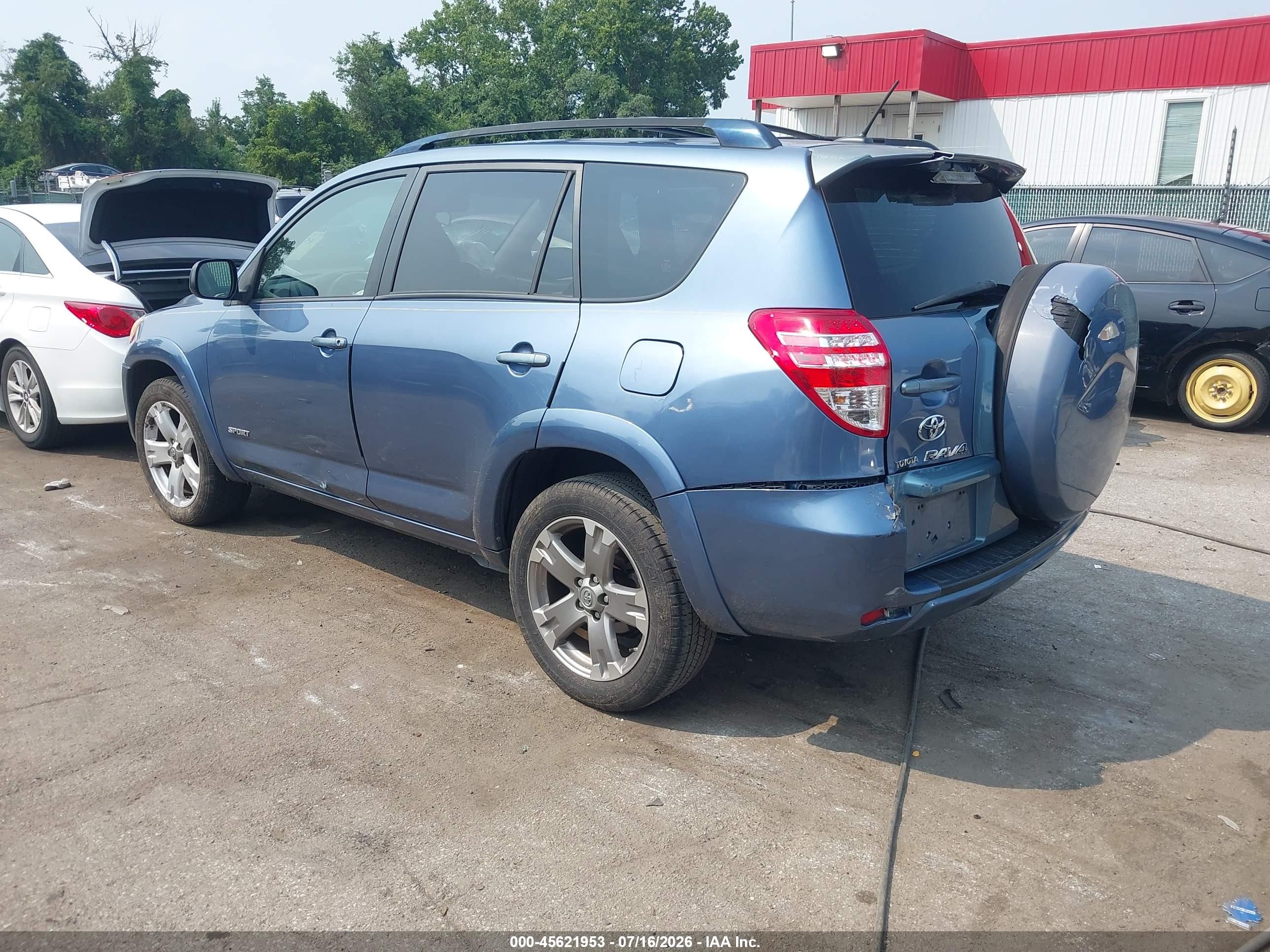 2010 Toyota Rav4 Sport Blue vin: JTMRF4DV9AD021734