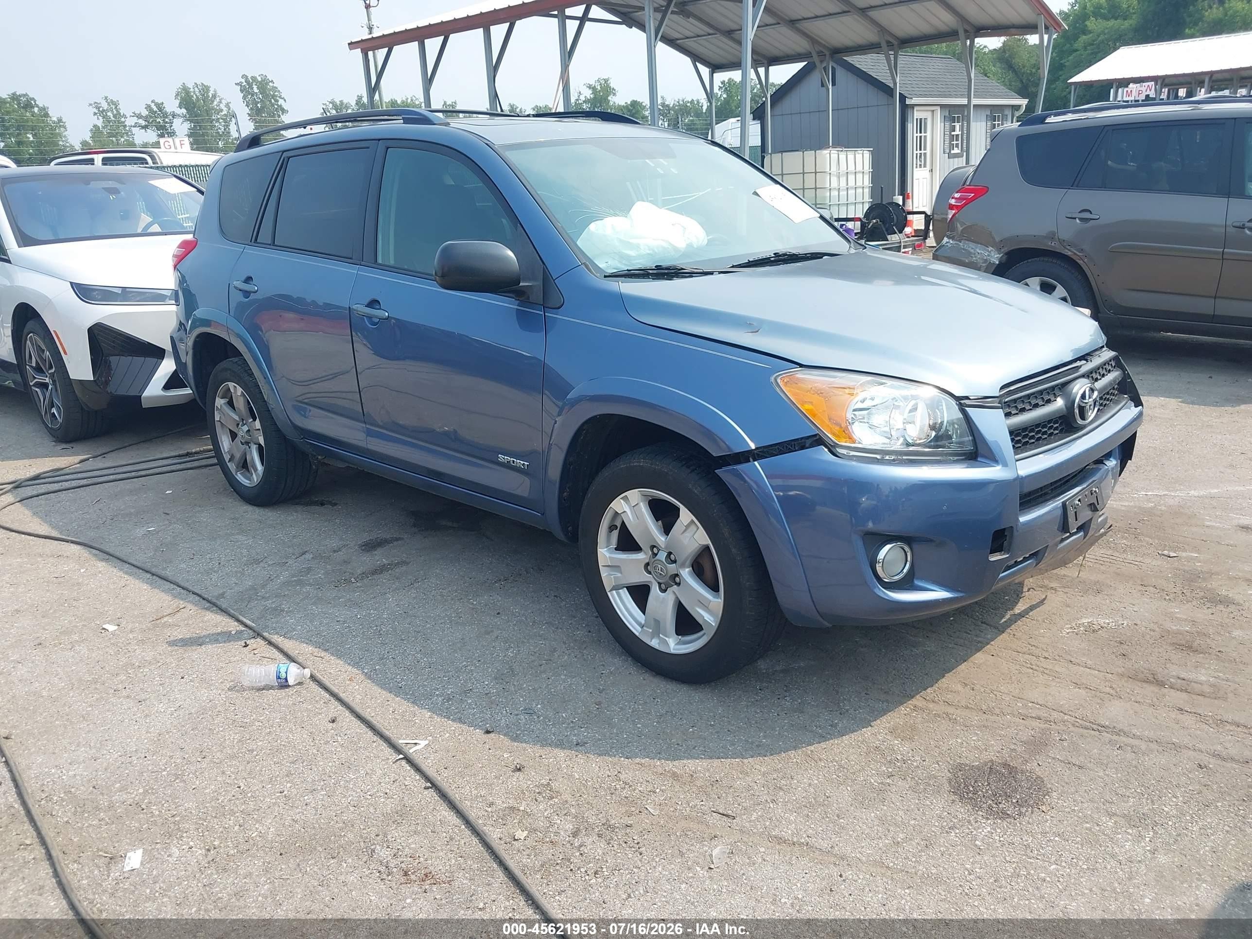 2010 Toyota Rav4 Sport Blue vin: JTMRF4DV9AD021734