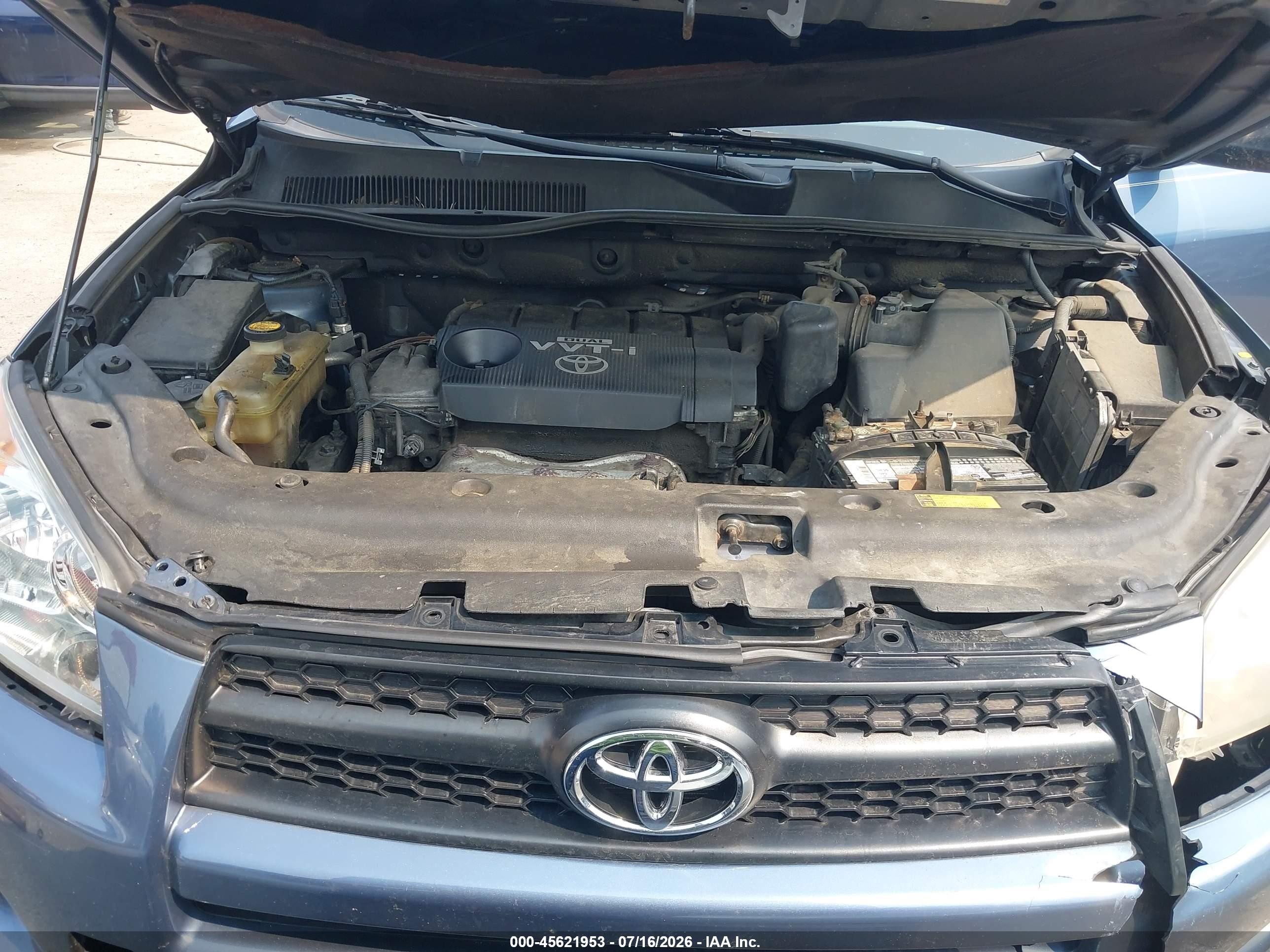 2010 Toyota Rav4 Sport Blue vin: JTMRF4DV9AD021734