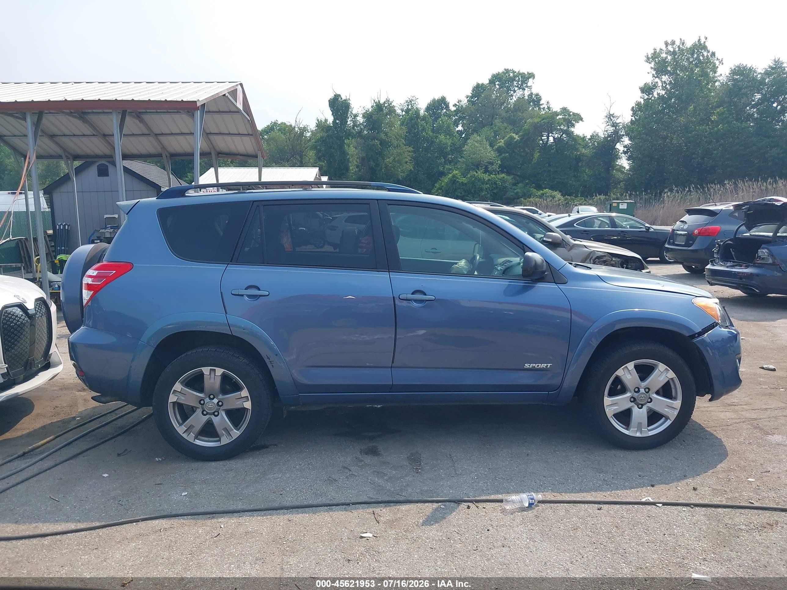 2010 Toyota Rav4 Sport Blue vin: JTMRF4DV9AD021734