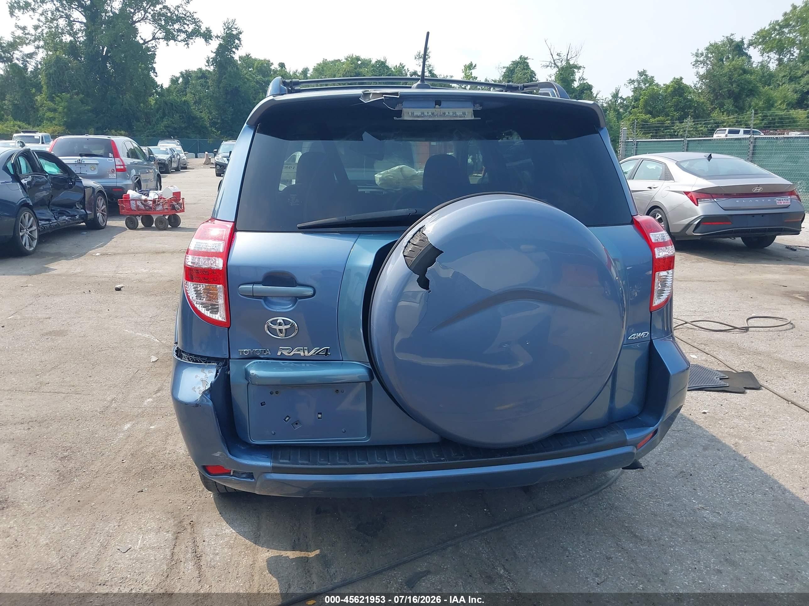 2010 Toyota Rav4 Sport Blue vin: JTMRF4DV9AD021734