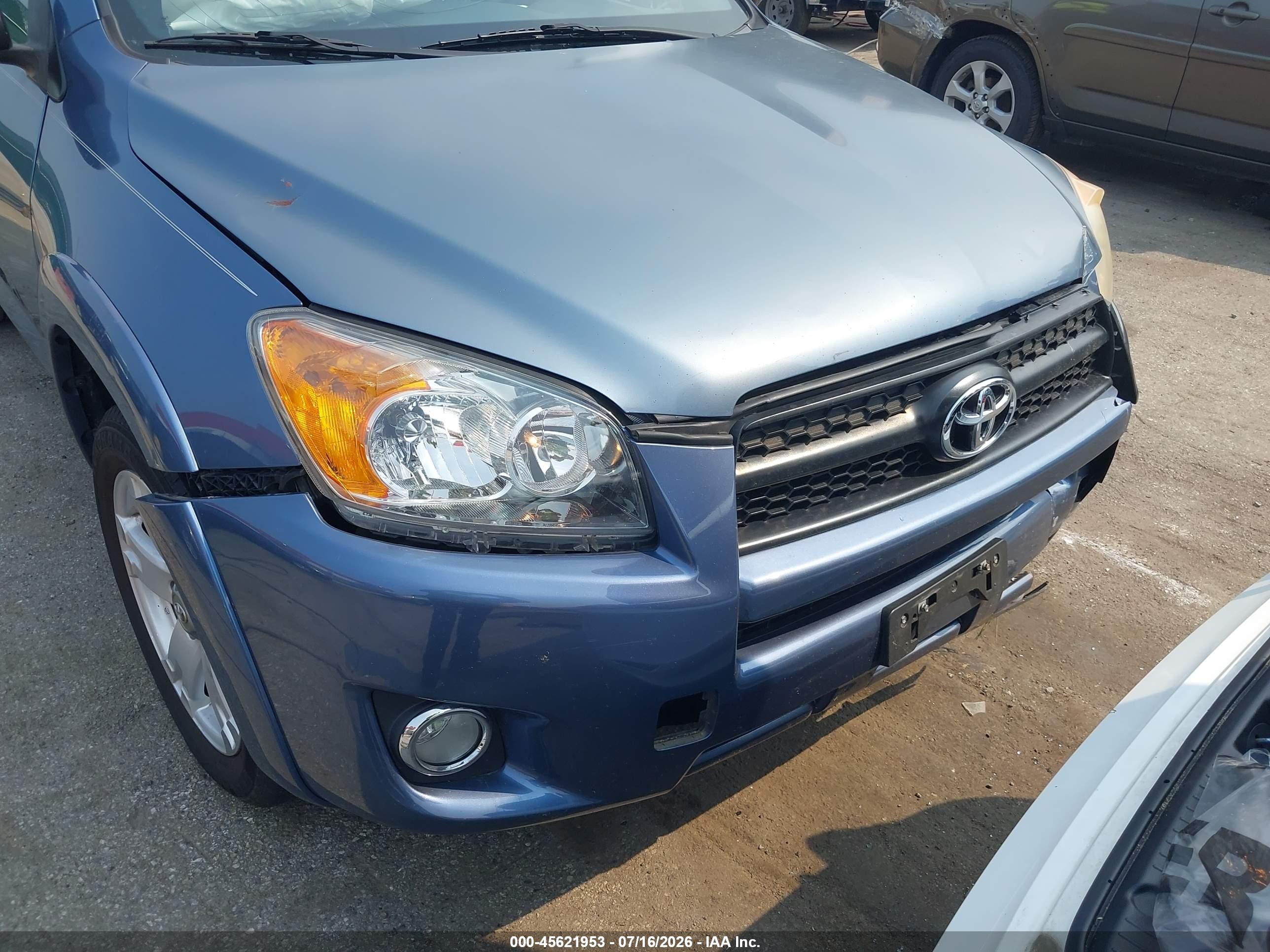 2010 Toyota Rav4 Sport Blue vin: JTMRF4DV9AD021734