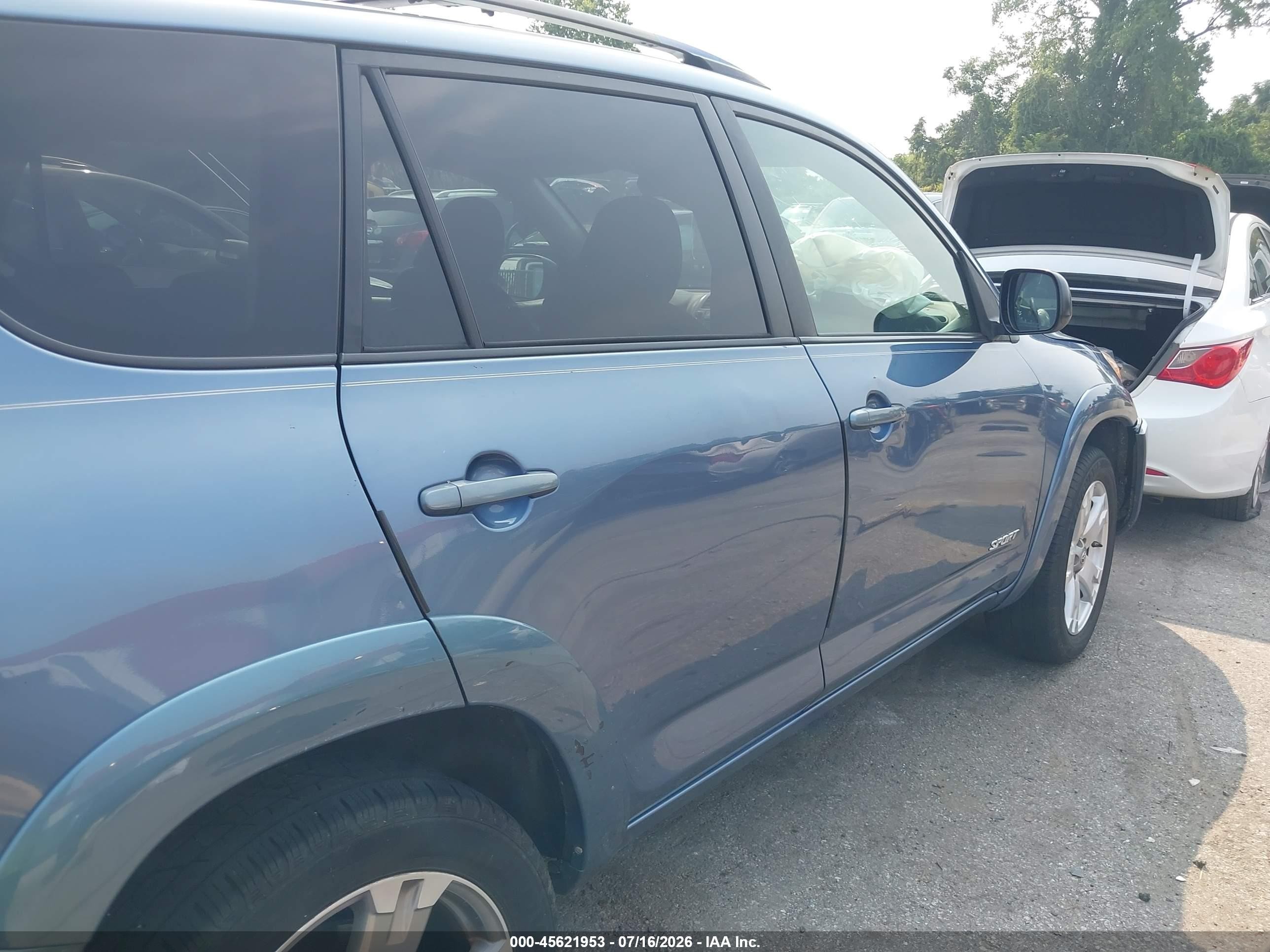 2010 Toyota Rav4 Sport Blue vin: JTMRF4DV9AD021734