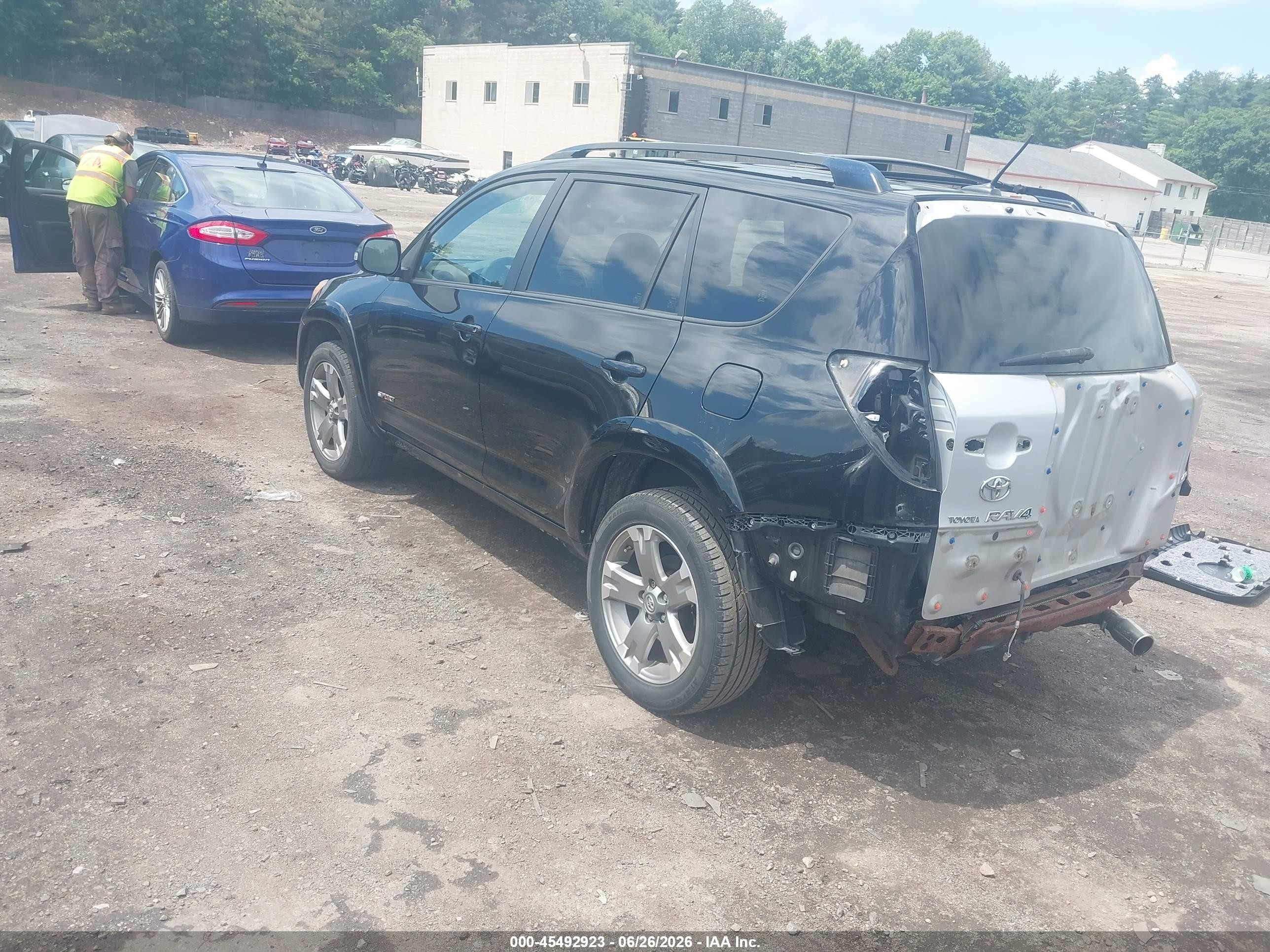 2011 Toyota Rav4 Sport Black vin: JTMRF4DV9B5045026