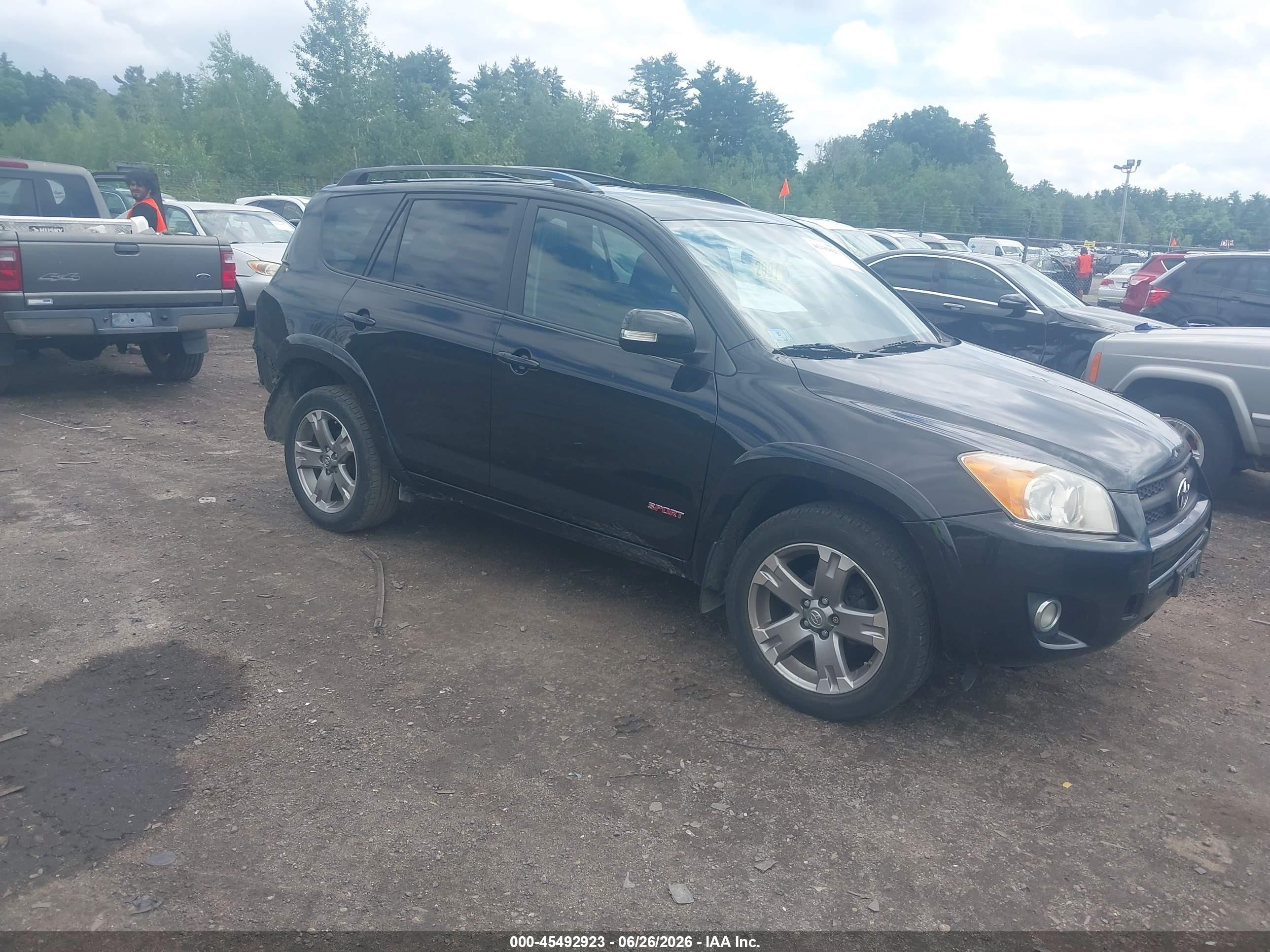 2011 Toyota Rav4 Sport Black vin: JTMRF4DV9B5045026