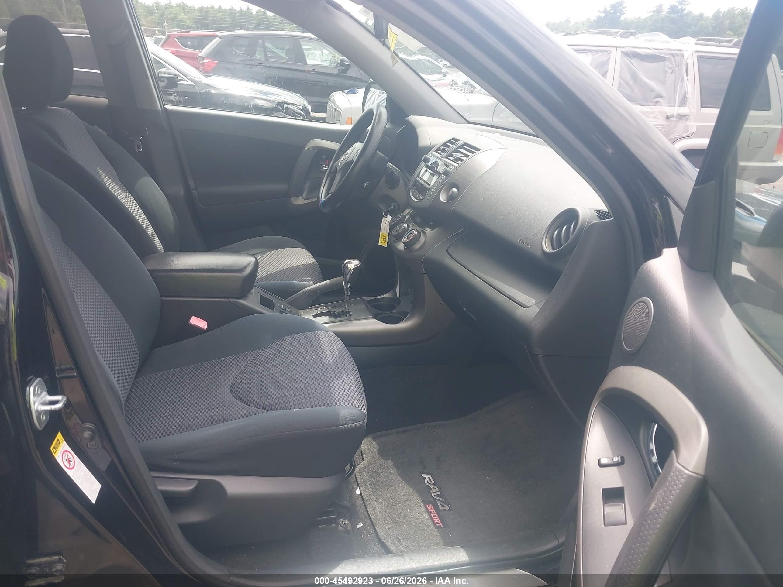 2011 Toyota Rav4 Sport Black vin: JTMRF4DV9B5045026