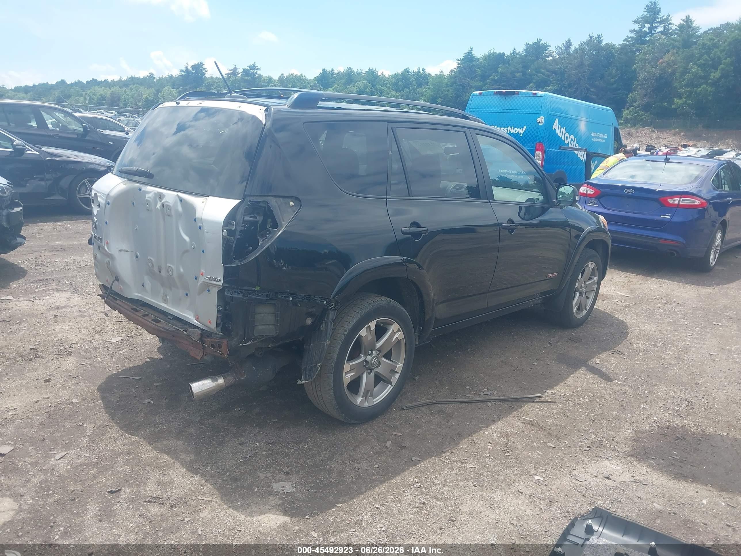 2011 Toyota Rav4 Sport Black vin: JTMRF4DV9B5045026