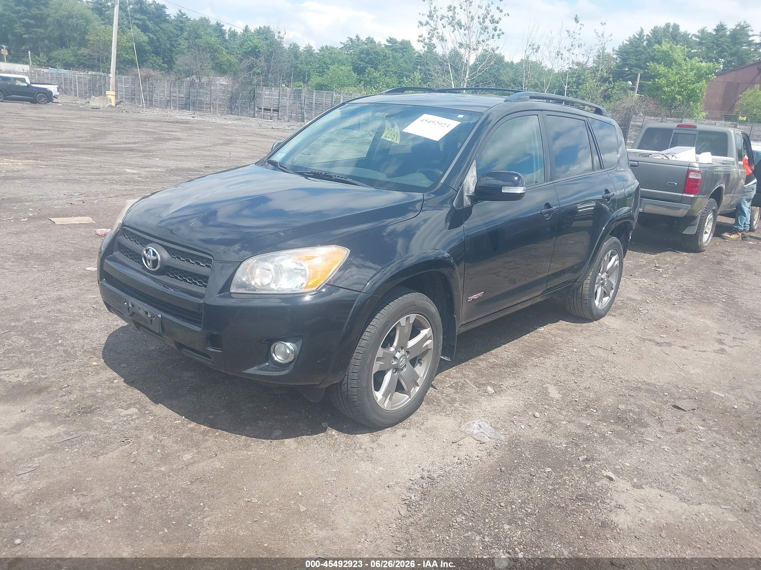 2011 Toyota Rav4 Sport Black vin: JTMRF4DV9B5045026