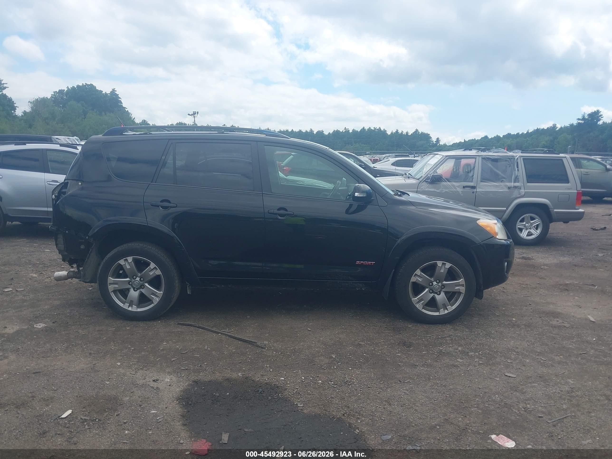 2011 Toyota Rav4 Sport Black vin: JTMRF4DV9B5045026