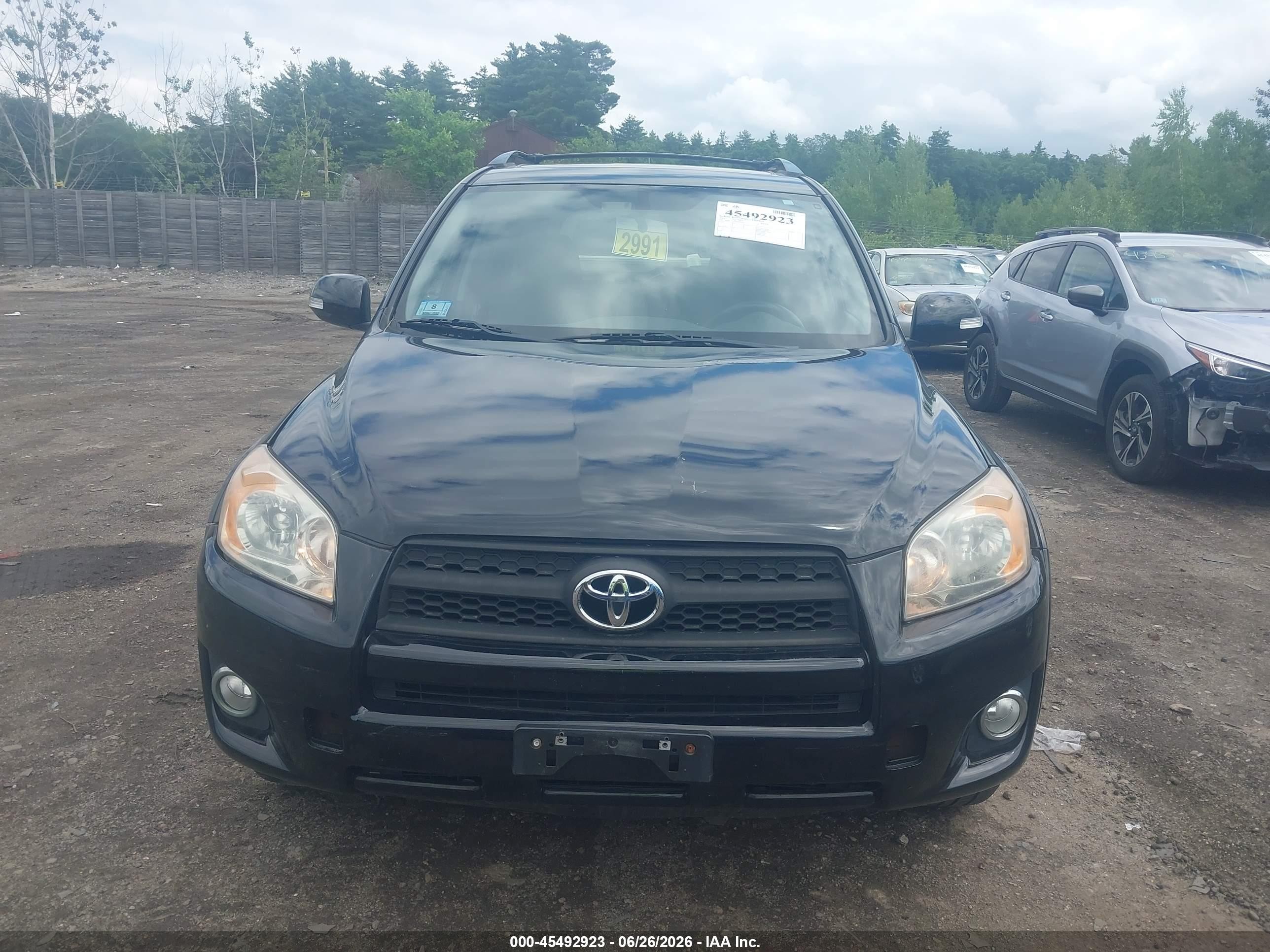 2011 Toyota Rav4 Sport Black vin: JTMRF4DV9B5045026
