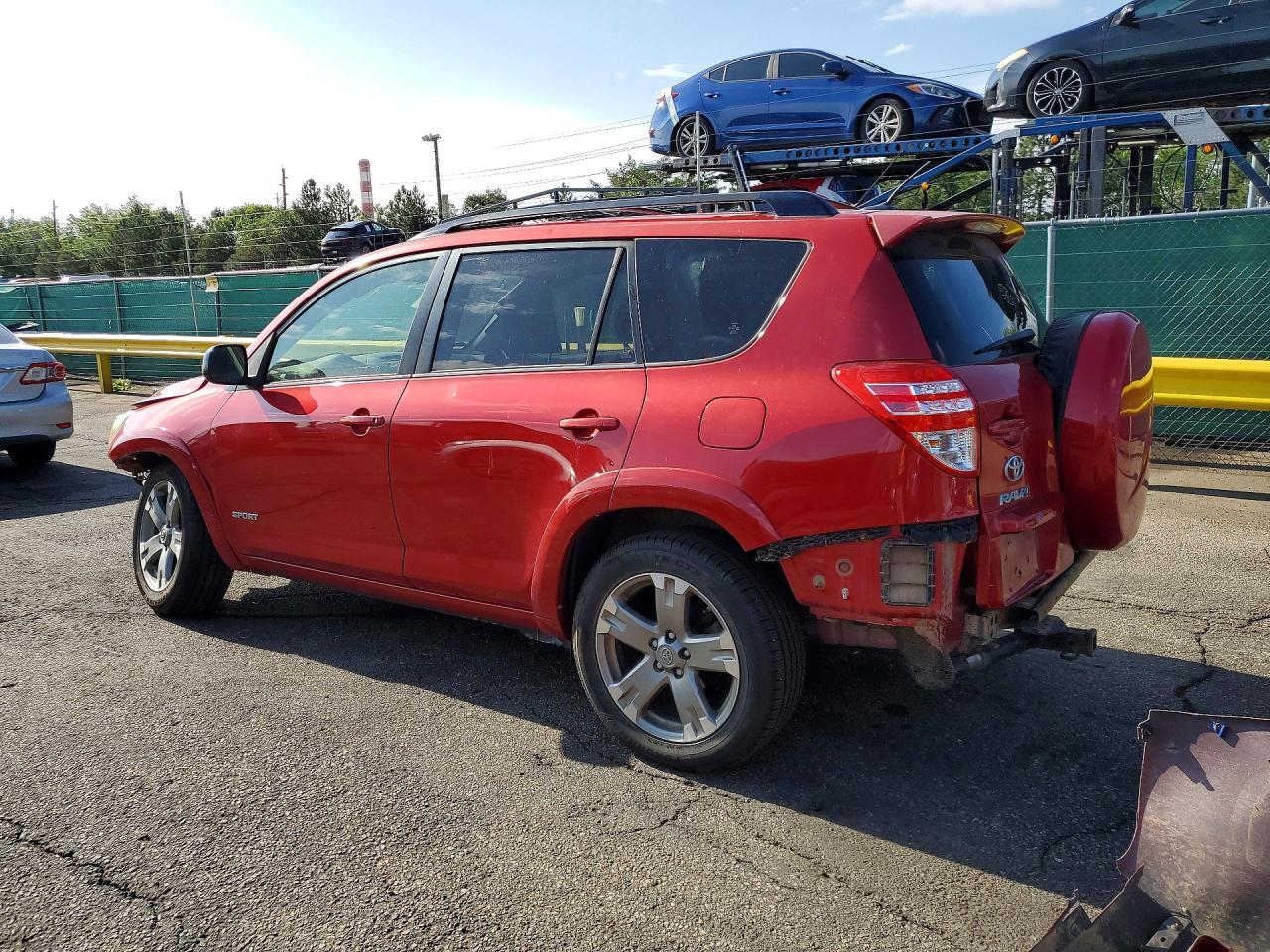2012 Toyota Rav4 Sport Red vin: JTMRF4DV9C5054343