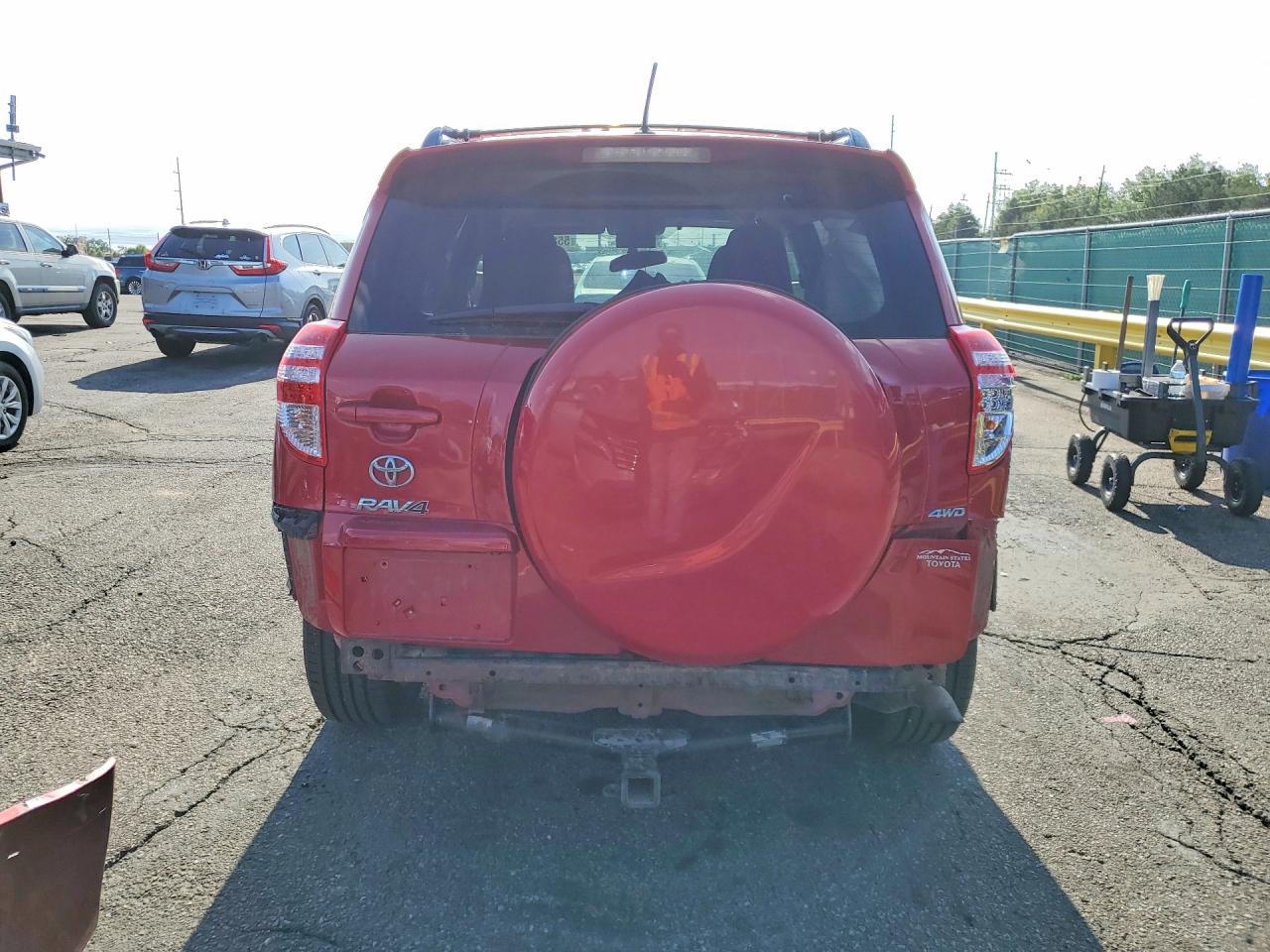 2012 Toyota Rav4 Sport Red vin: JTMRF4DV9C5054343