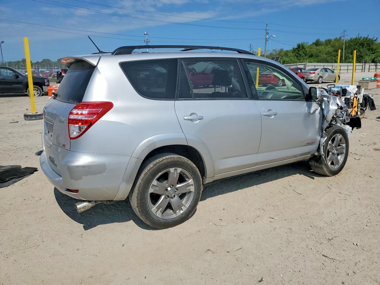 2012 Toyota Rav4 Sport Silver vin: JTMRF4DV9C5055427