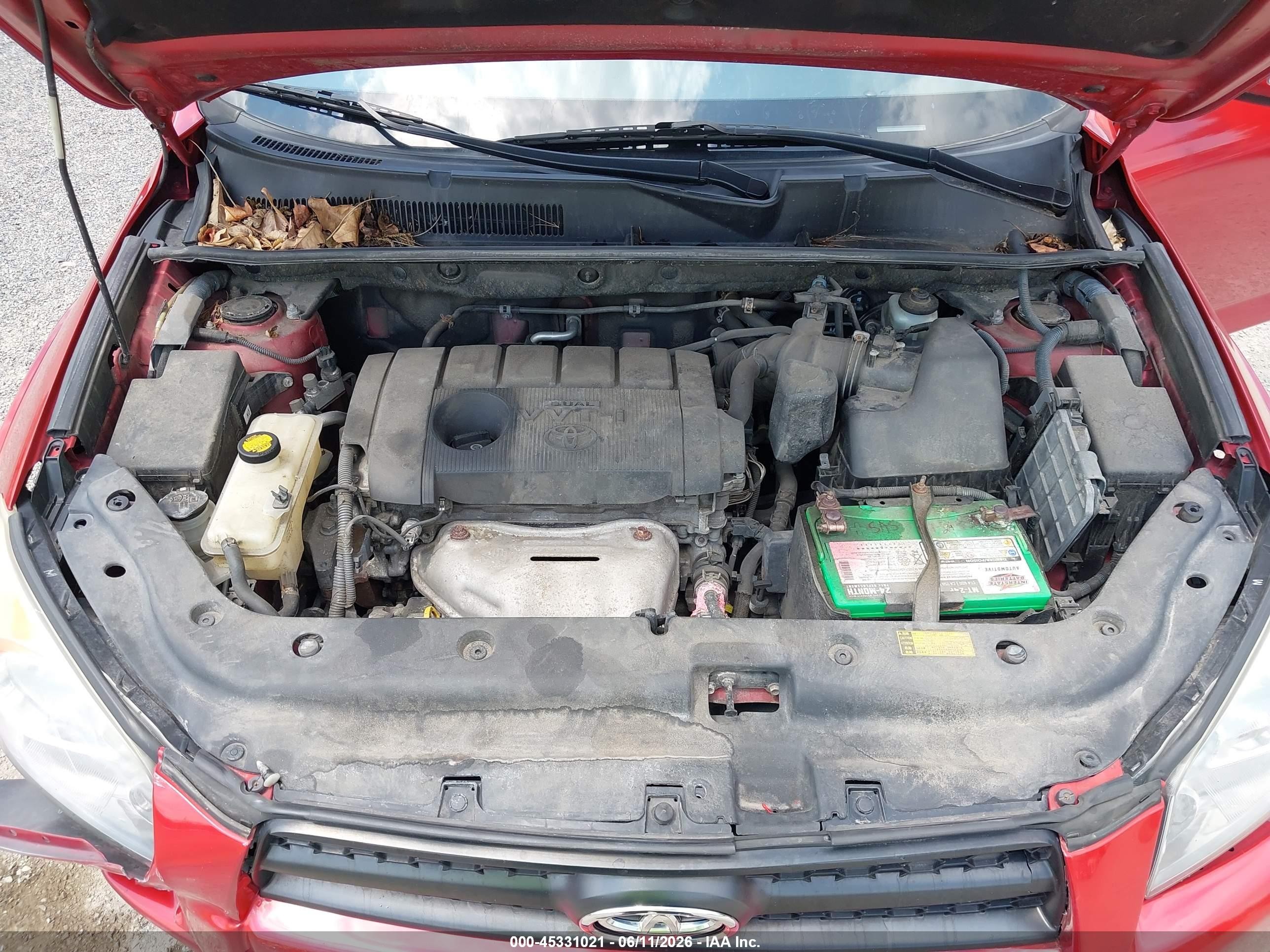 2012 Toyota Rav4 Sport Red vin: JTMRF4DV9C5055461
