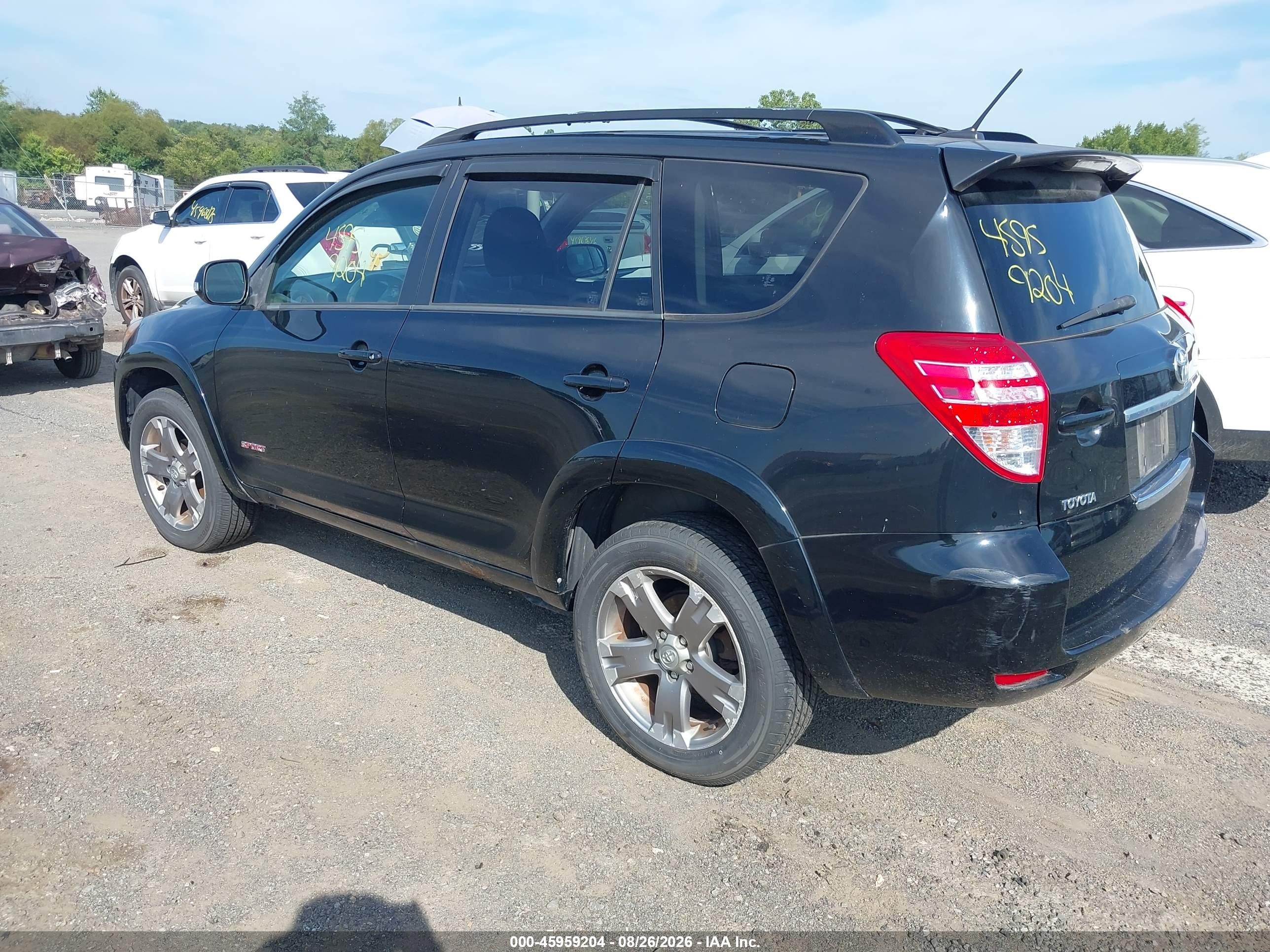 2010 Toyota Rav4 Sport Черный vin: JTMRF4DVXA5033837