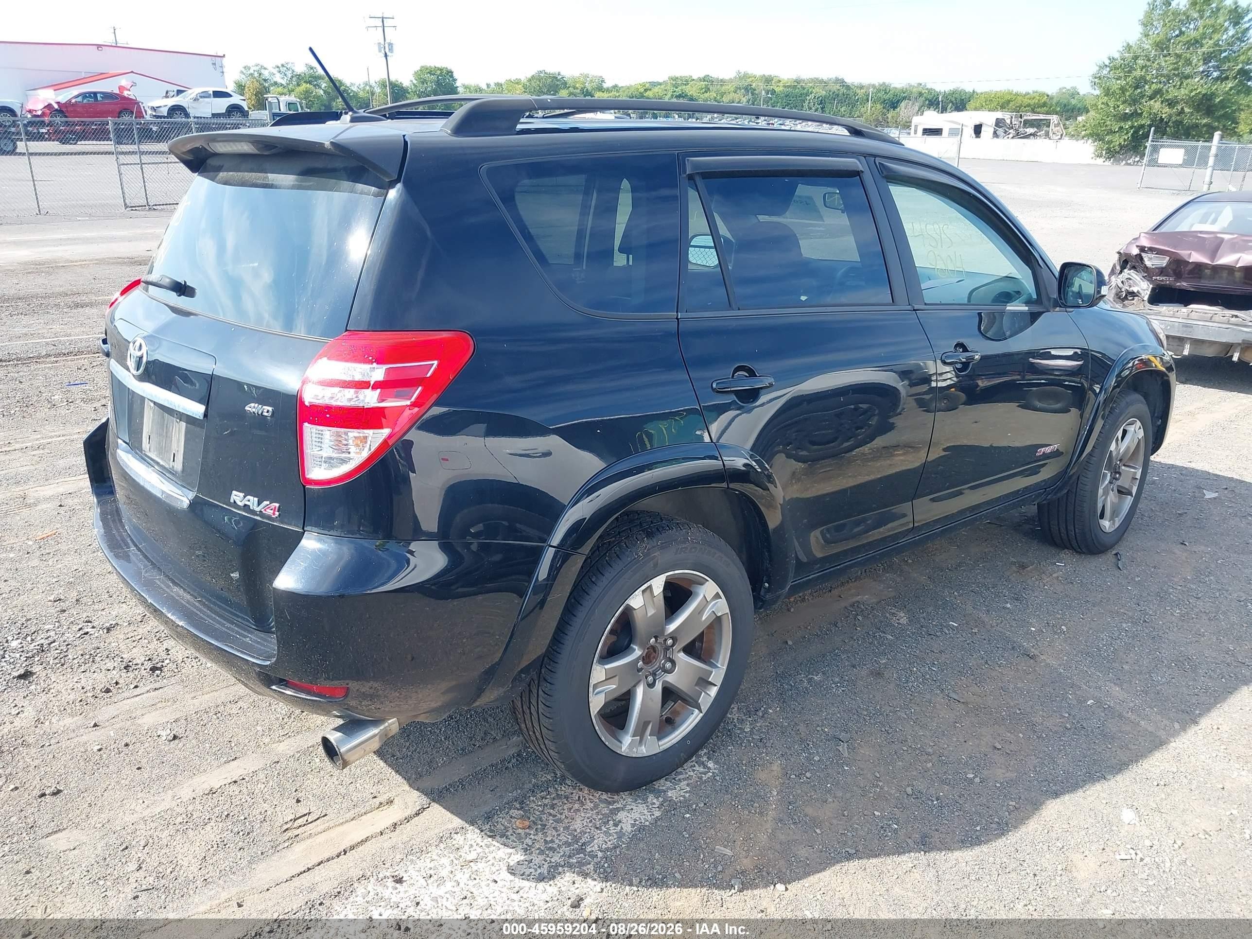 2010 Toyota Rav4 Sport Черный vin: JTMRF4DVXA5033837