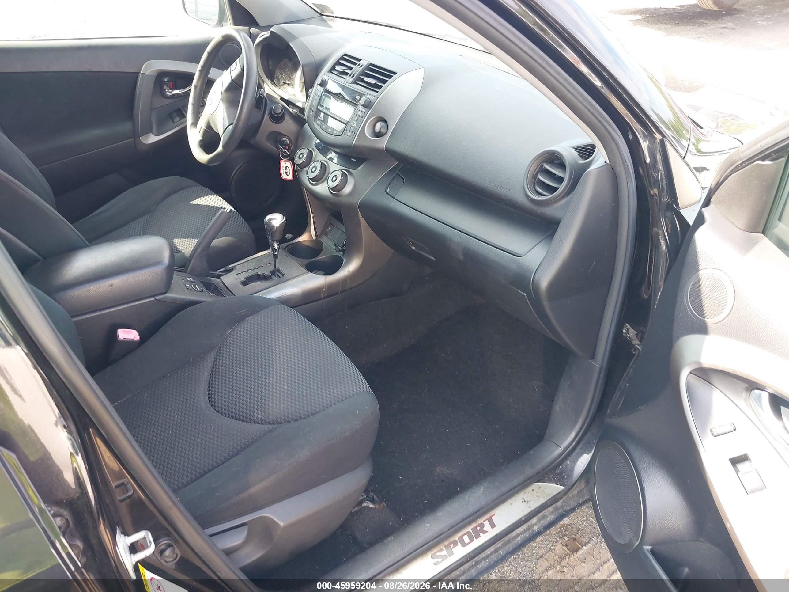 2010 Toyota Rav4 Sport Черный vin: JTMRF4DVXA5033837