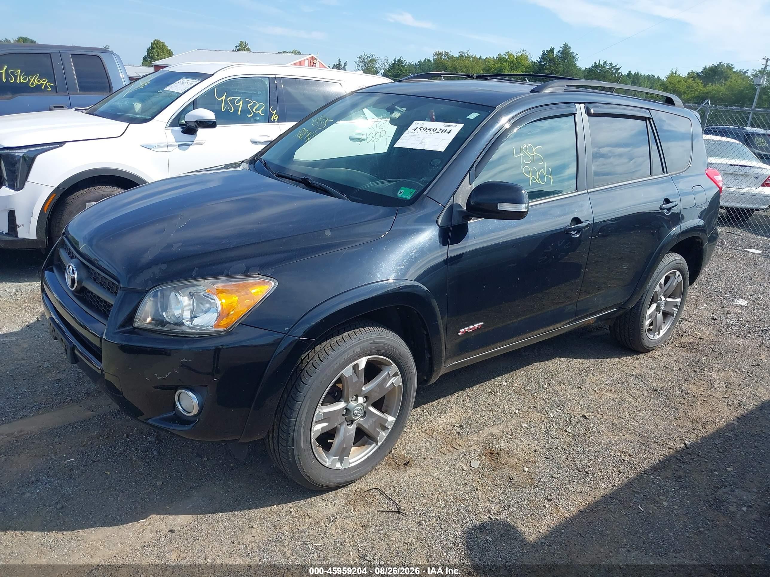 2010 Toyota Rav4 Sport Черный vin: JTMRF4DVXA5033837