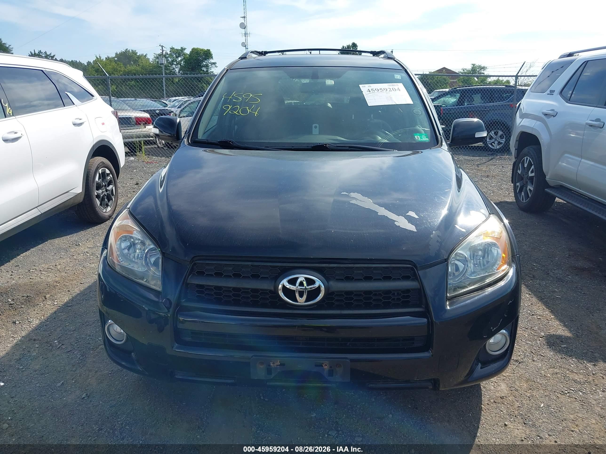 2010 Toyota Rav4 Sport Черный vin: JTMRF4DVXA5033837
