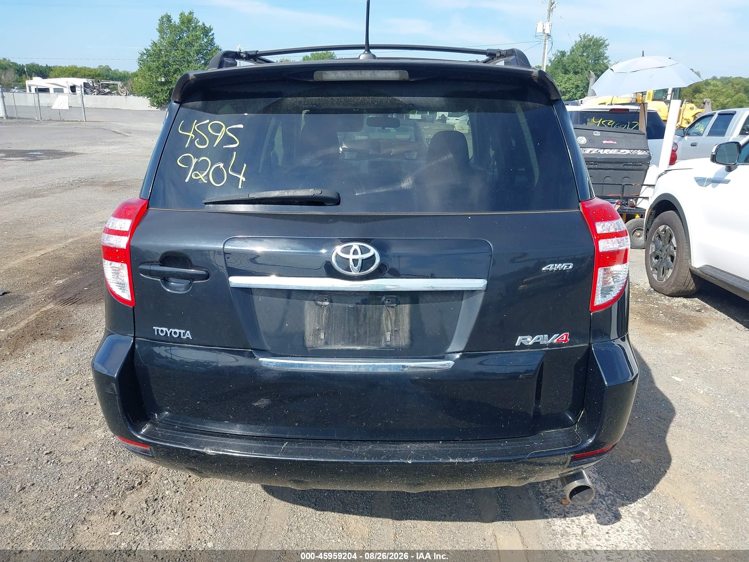2010 Toyota Rav4 Sport Черный vin: JTMRF4DVXA5033837