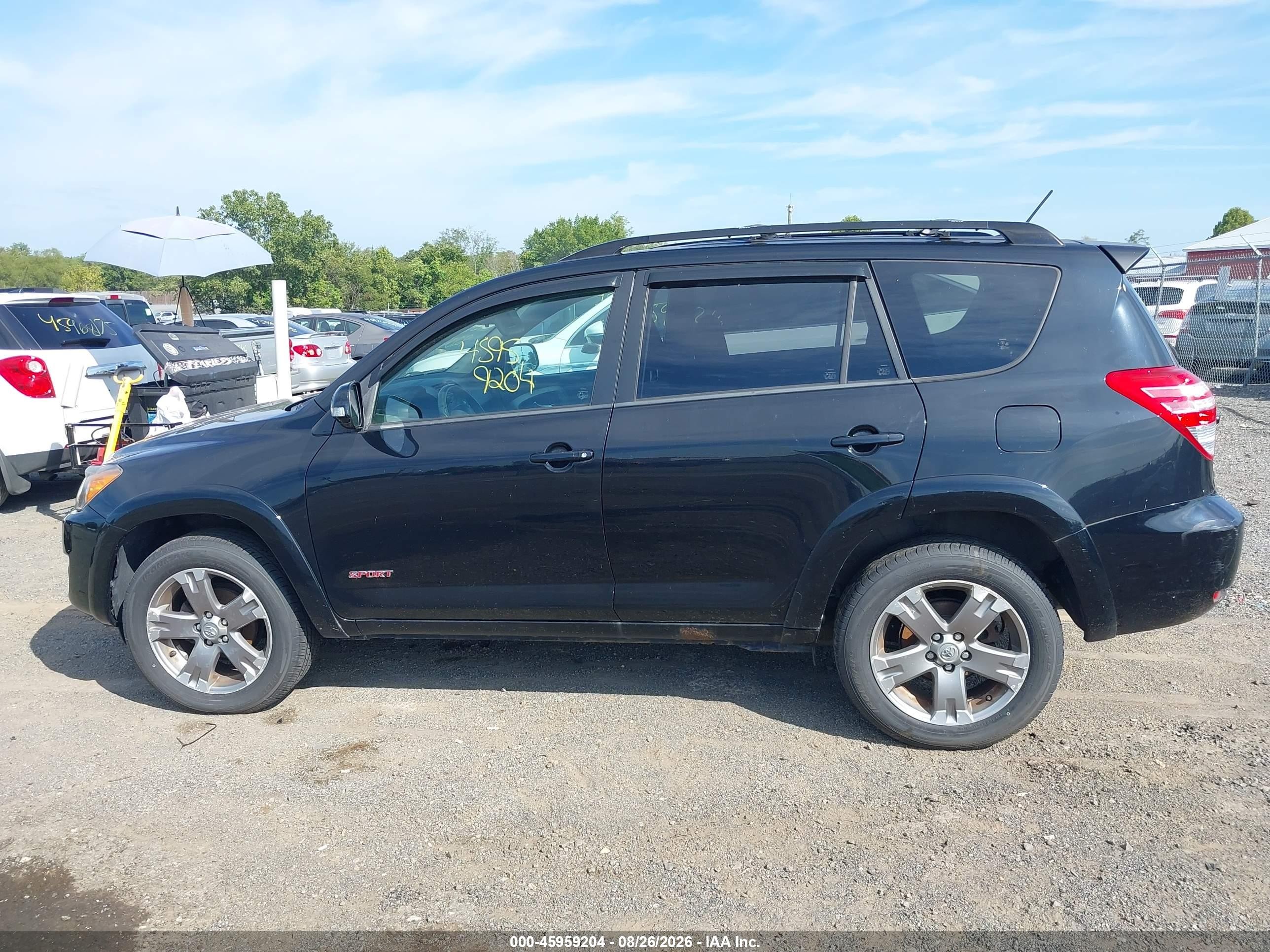 2010 Toyota Rav4 Sport Черный vin: JTMRF4DVXA5033837