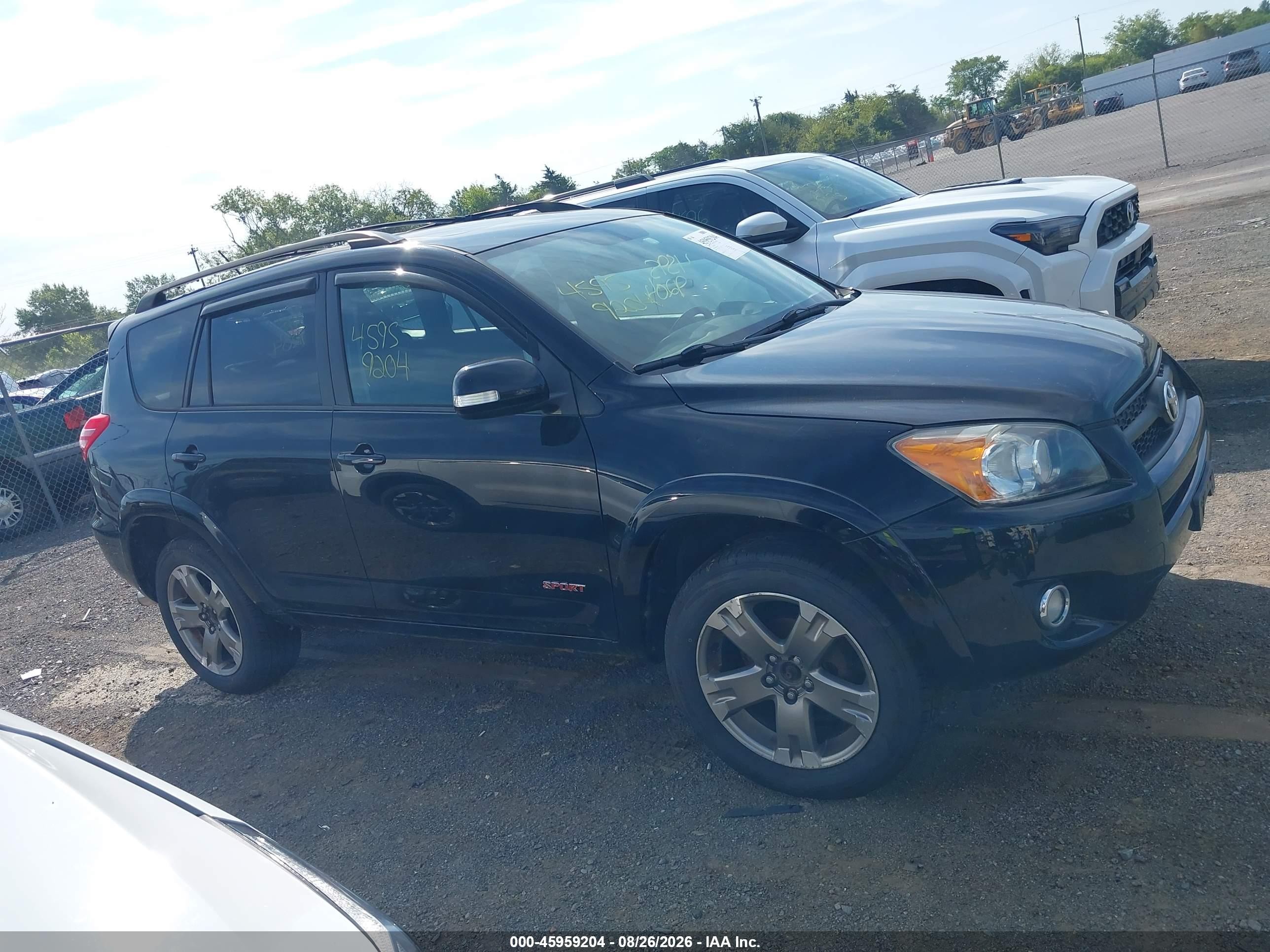 2010 Toyota Rav4 Sport Черный vin: JTMRF4DVXA5033837