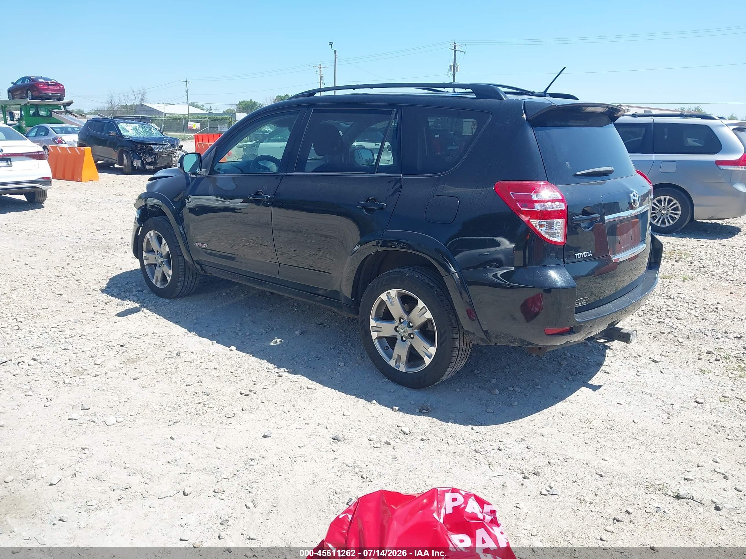 2010 Toyota Rav4 Sport Черный vin: JTMRF4DVXA5035717