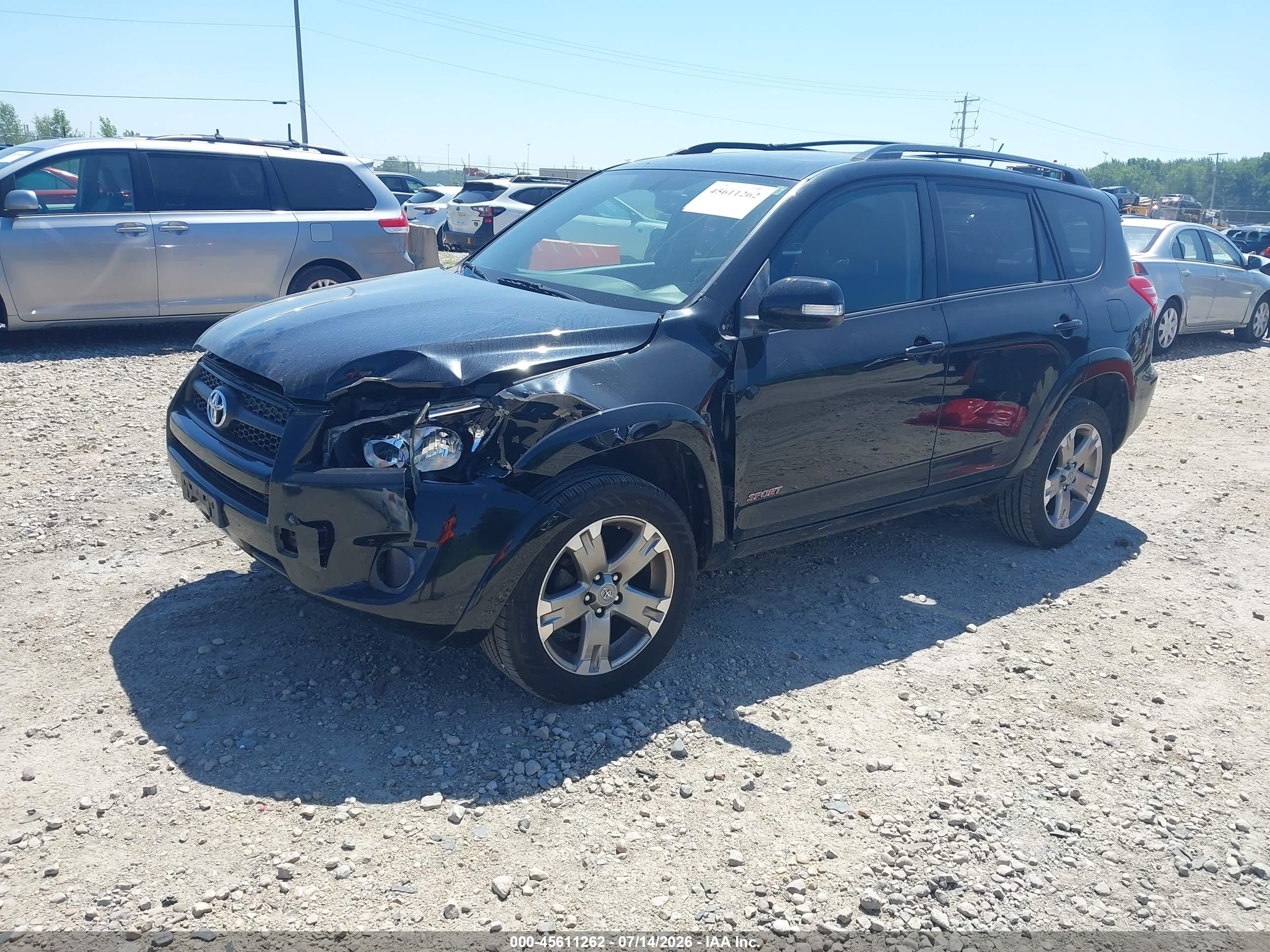 2010 Toyota Rav4 Sport Черный vin: JTMRF4DVXA5035717