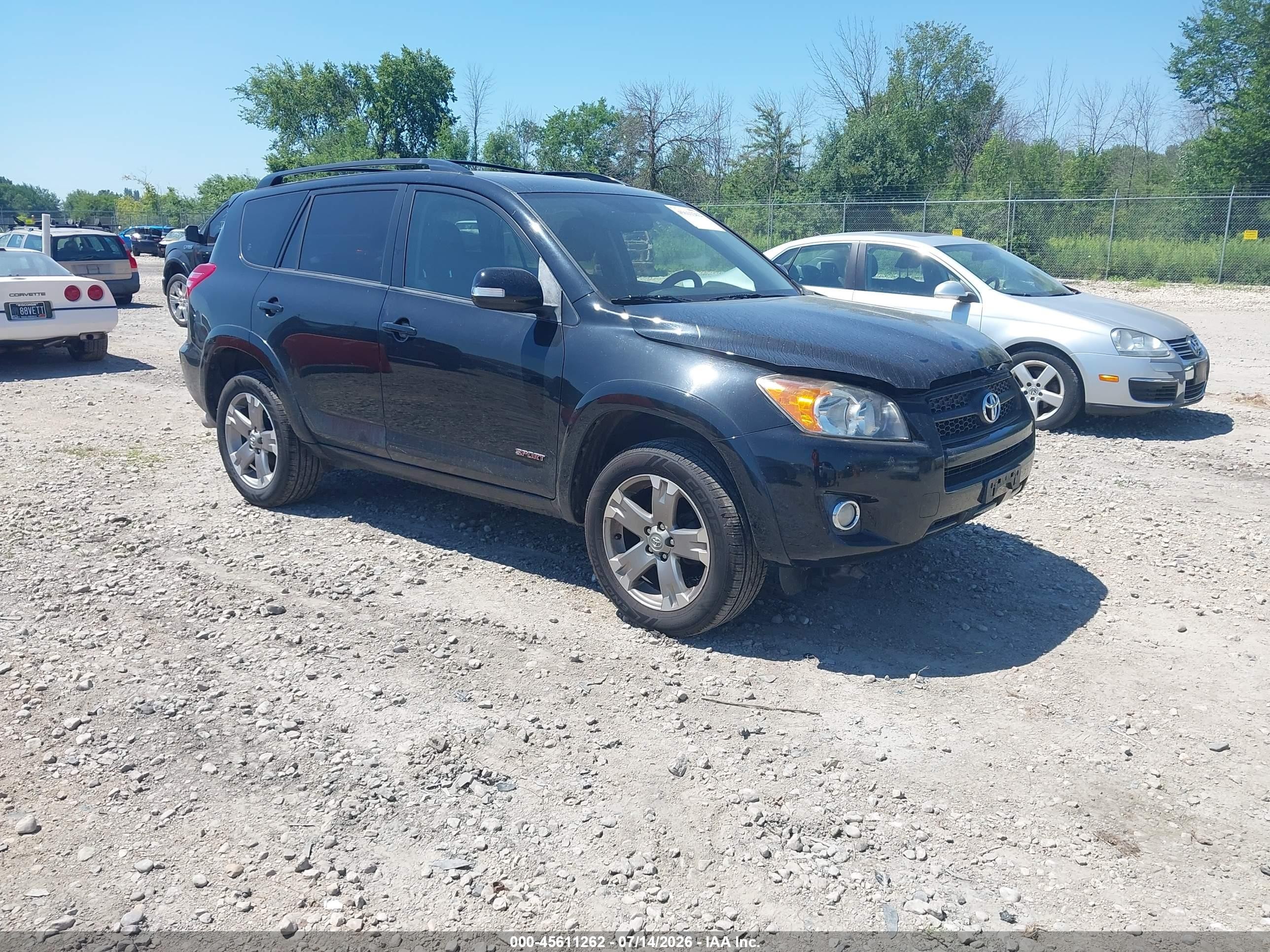 2010 Toyota Rav4 Sport Черный vin: JTMRF4DVXA5035717