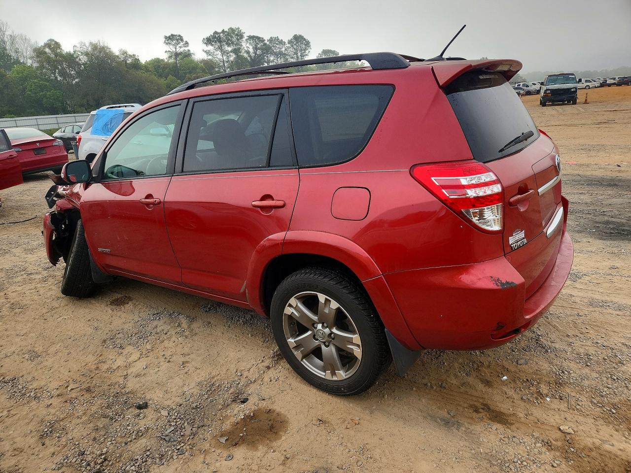 2010 Toyota Rav4 Sport Red vin: JTMRF4DVXA5036530